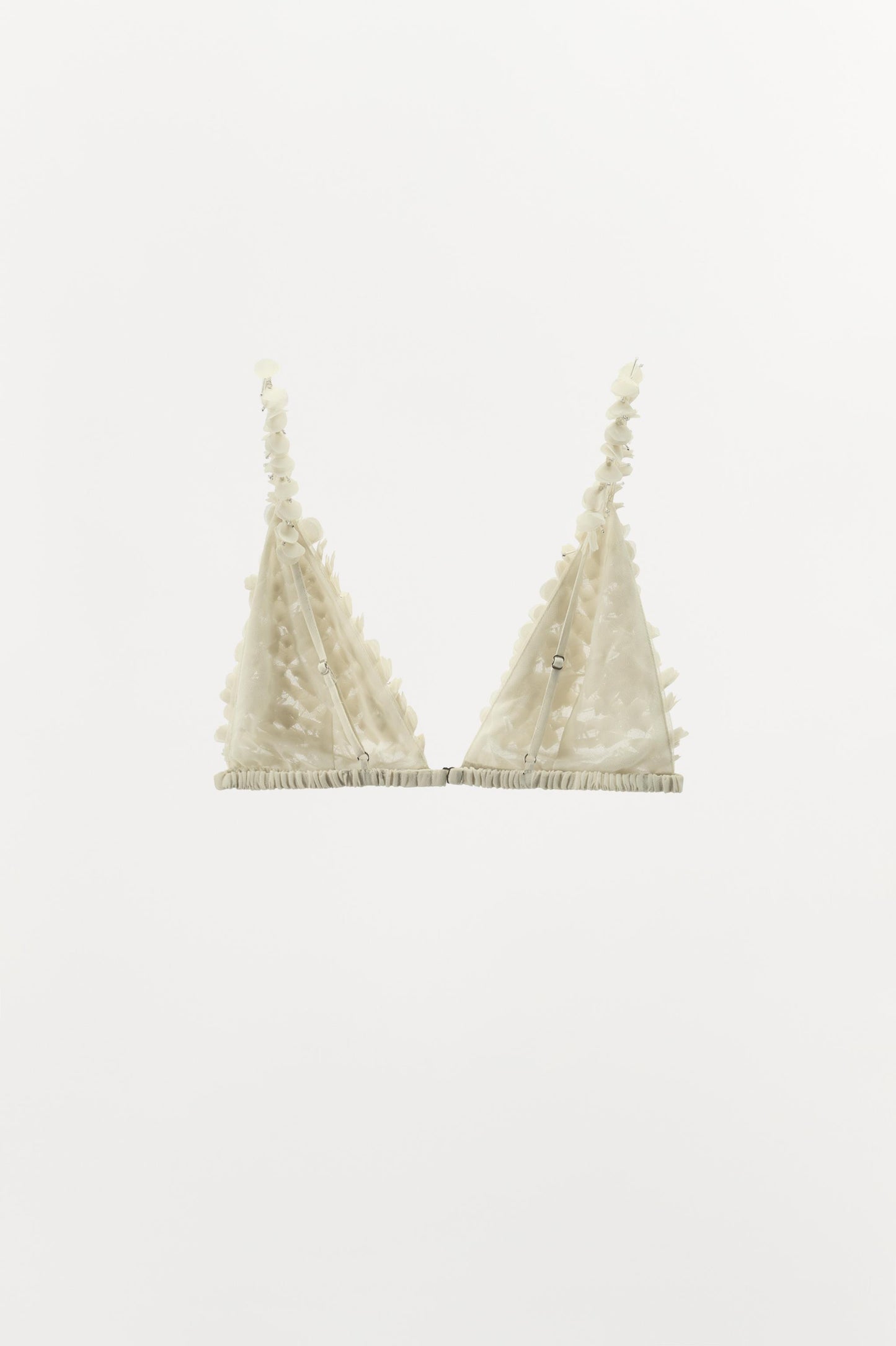 LIMITED EDITION BEADED RAISED FLORAL BRA