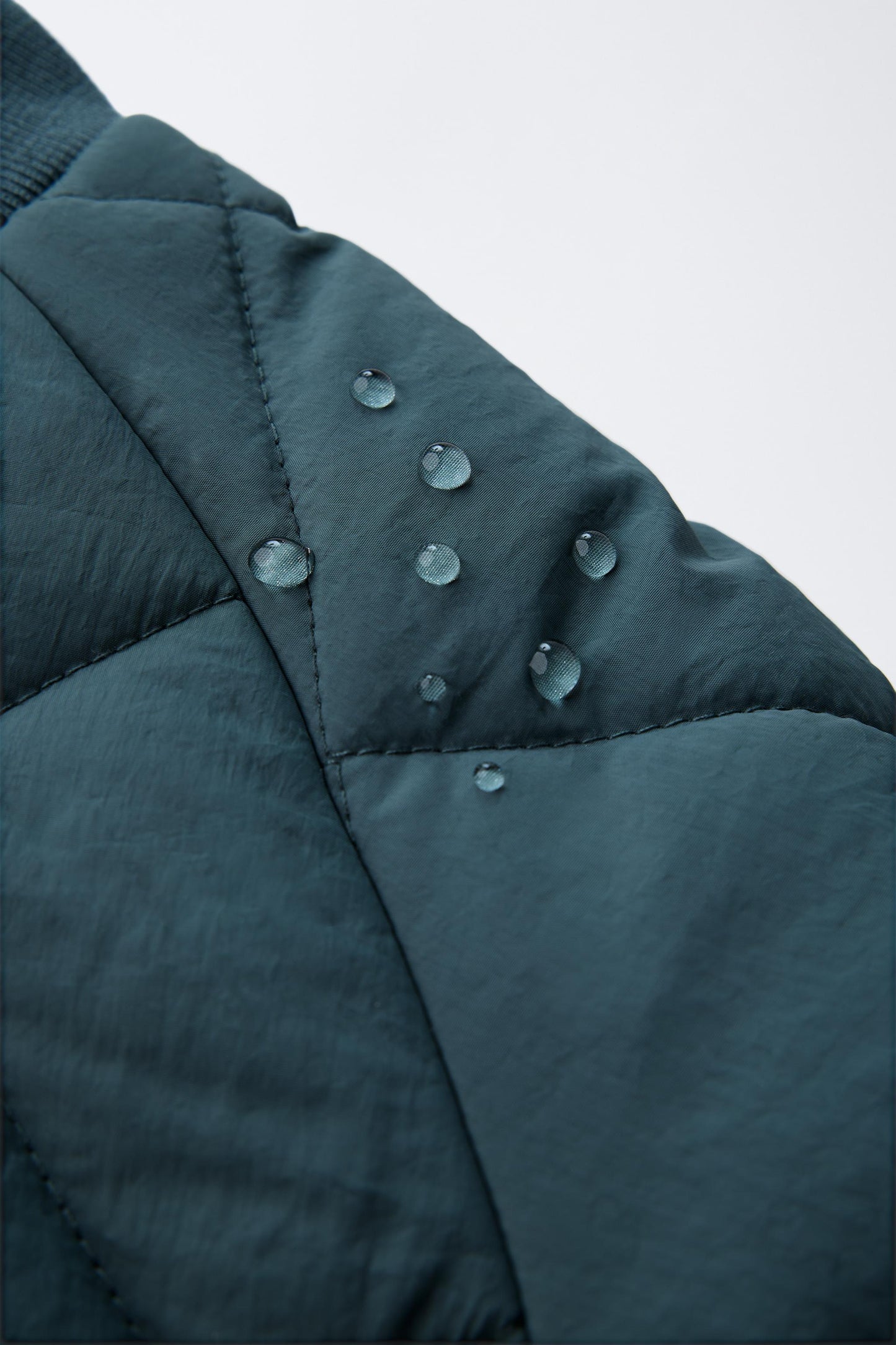 WATER REPELLENT PADDED BOMBER JACKET