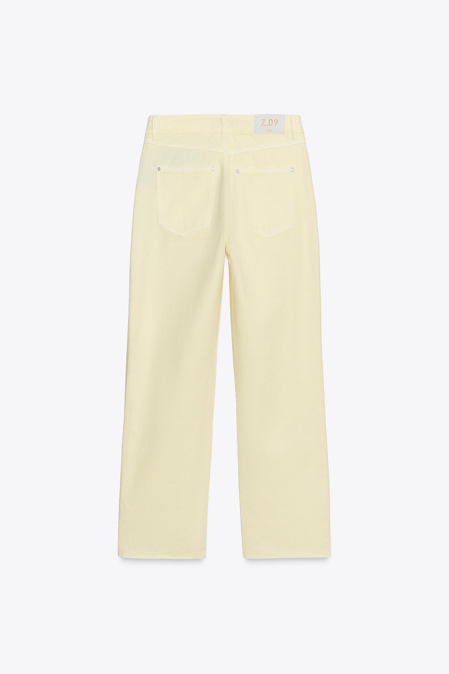 Z.09 STRAIGHT ANKLE HIGH WAIST CROSSOVER WAIST JEANS
