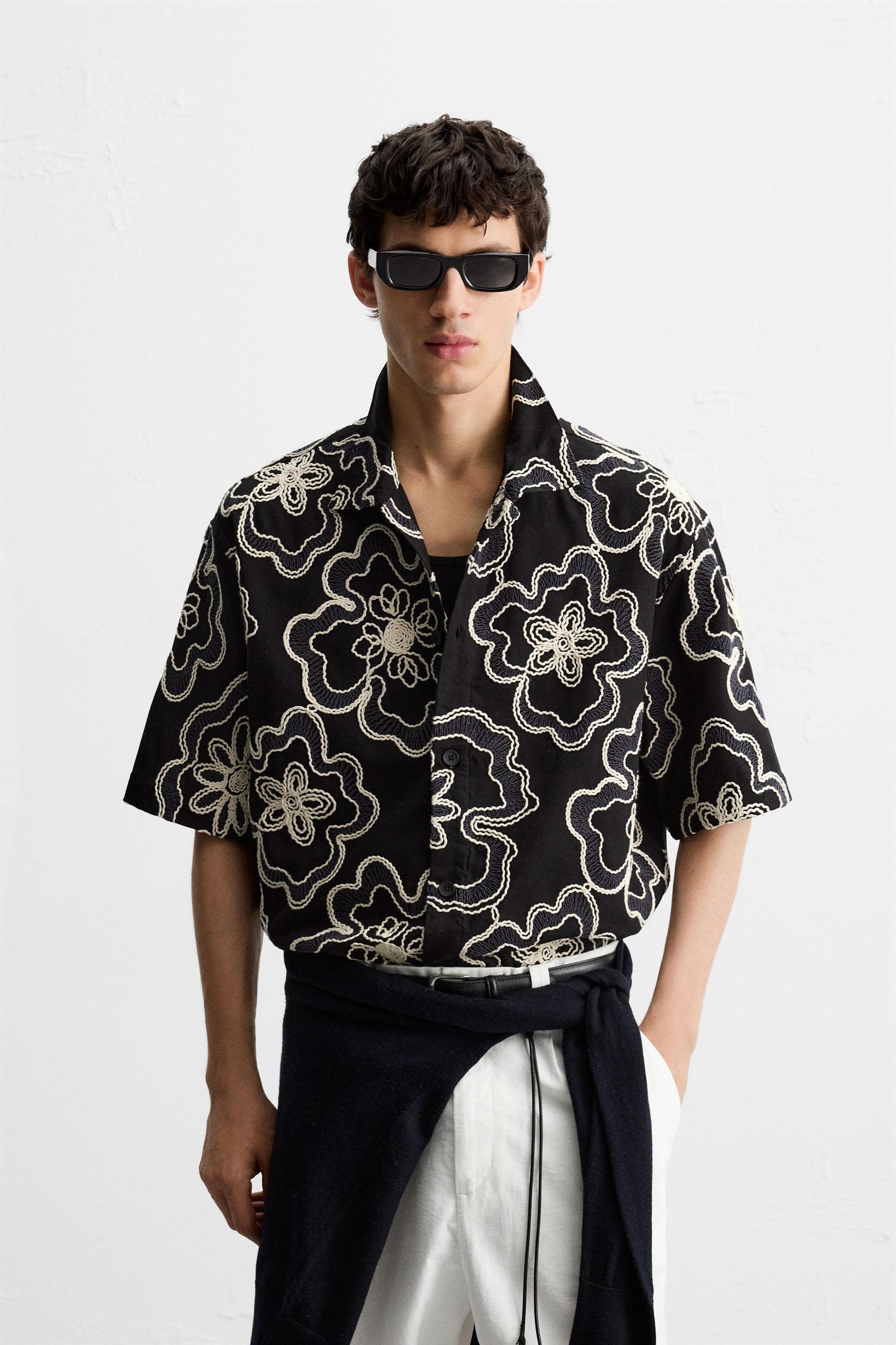 RAISED EMBROIDERY SHIRT