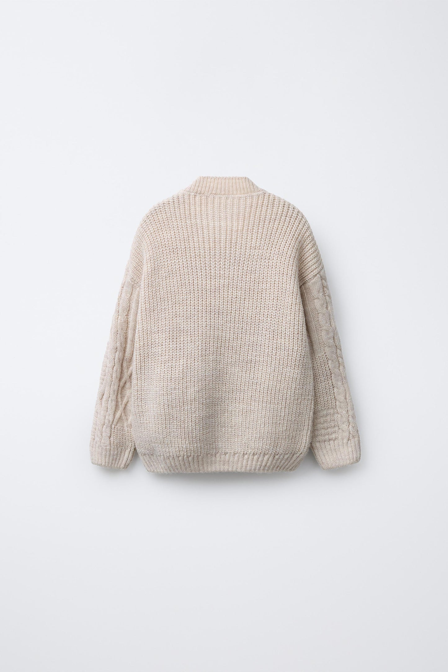 PATCHWORK KNIT CARDIGAN