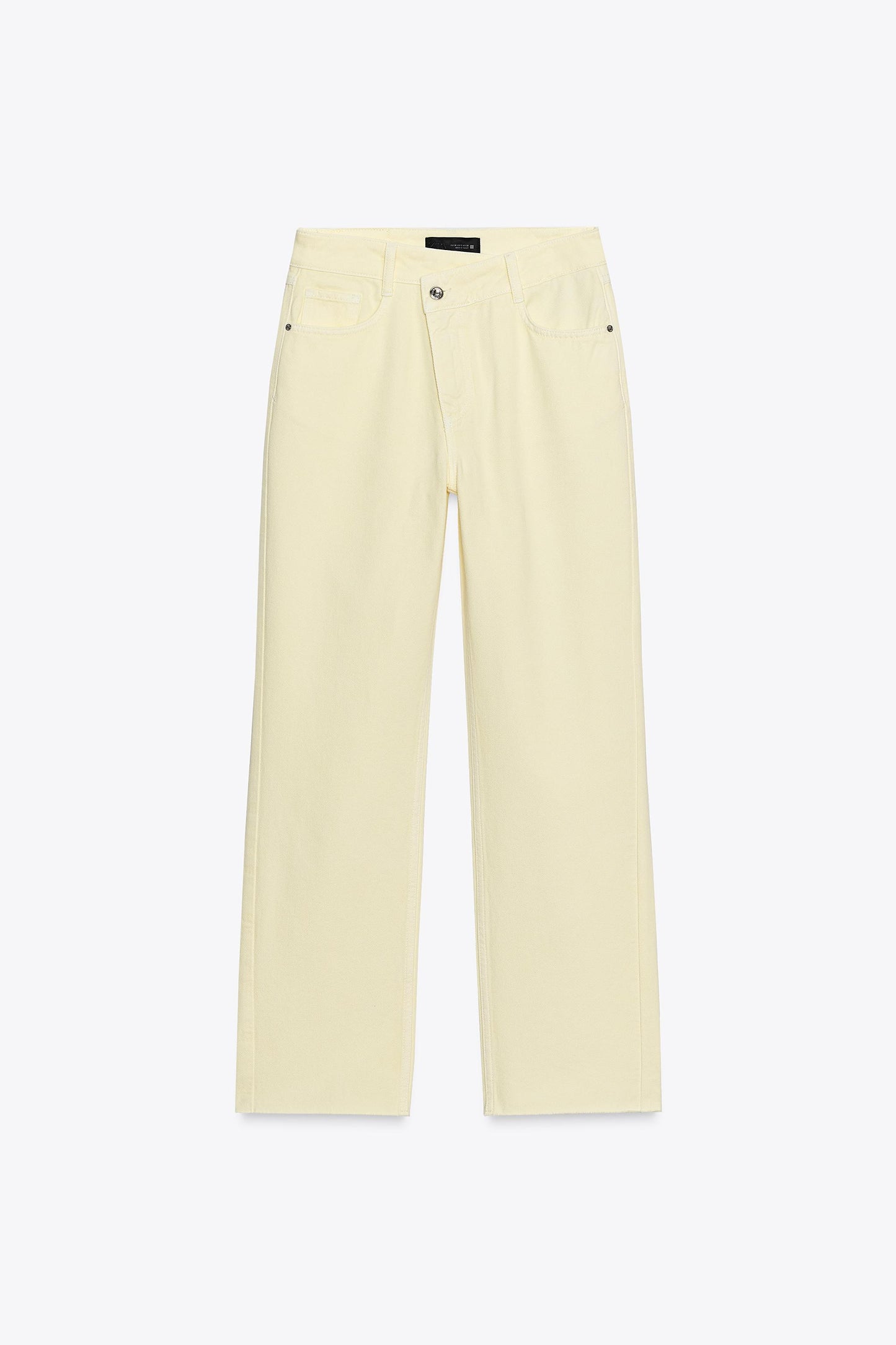 Z.09 STRAIGHT ANKLE HIGH WAIST CROSSOVER WAIST JEANS
