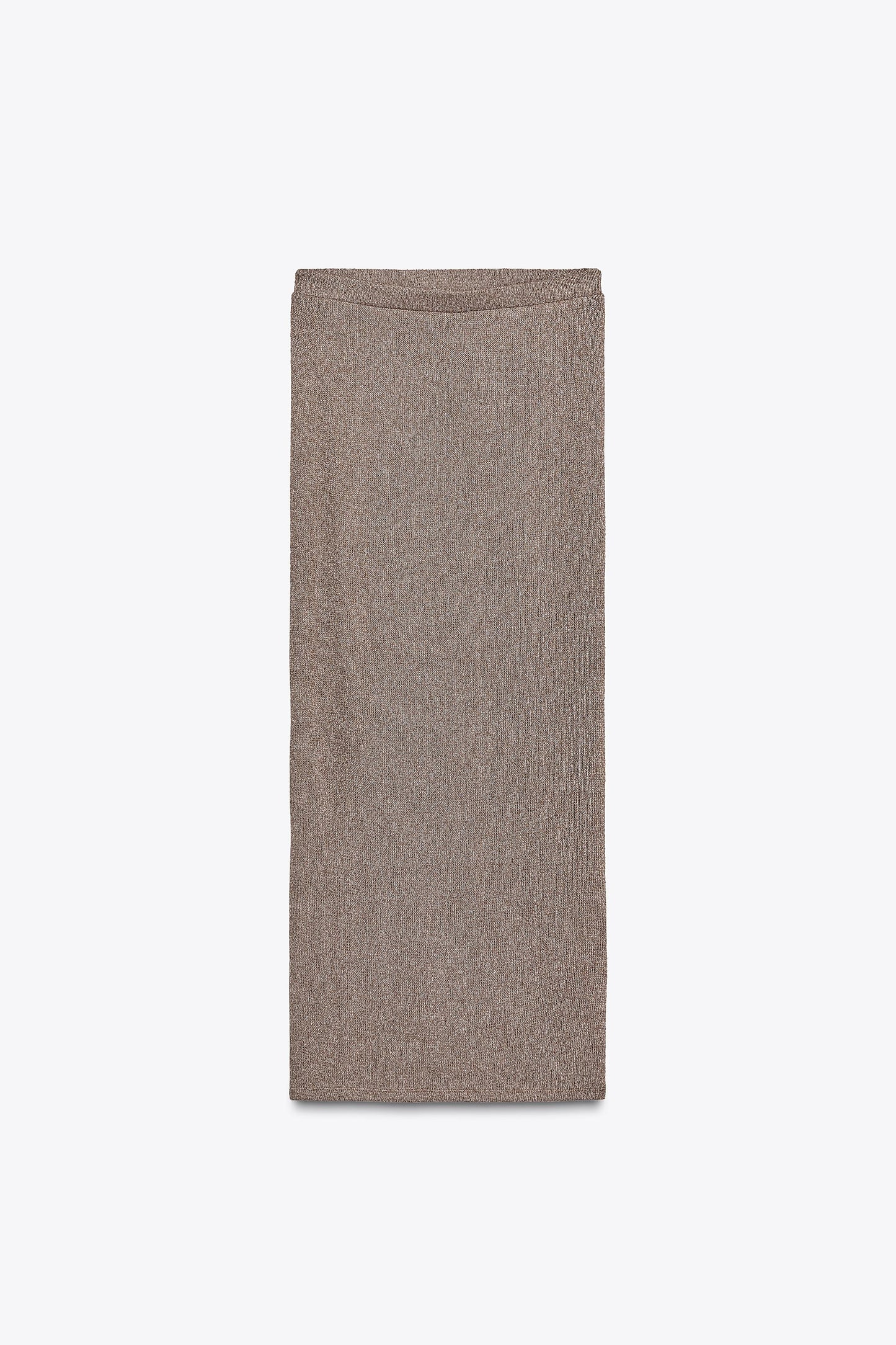 STRAIGHT CUT KNIT SKIRT
