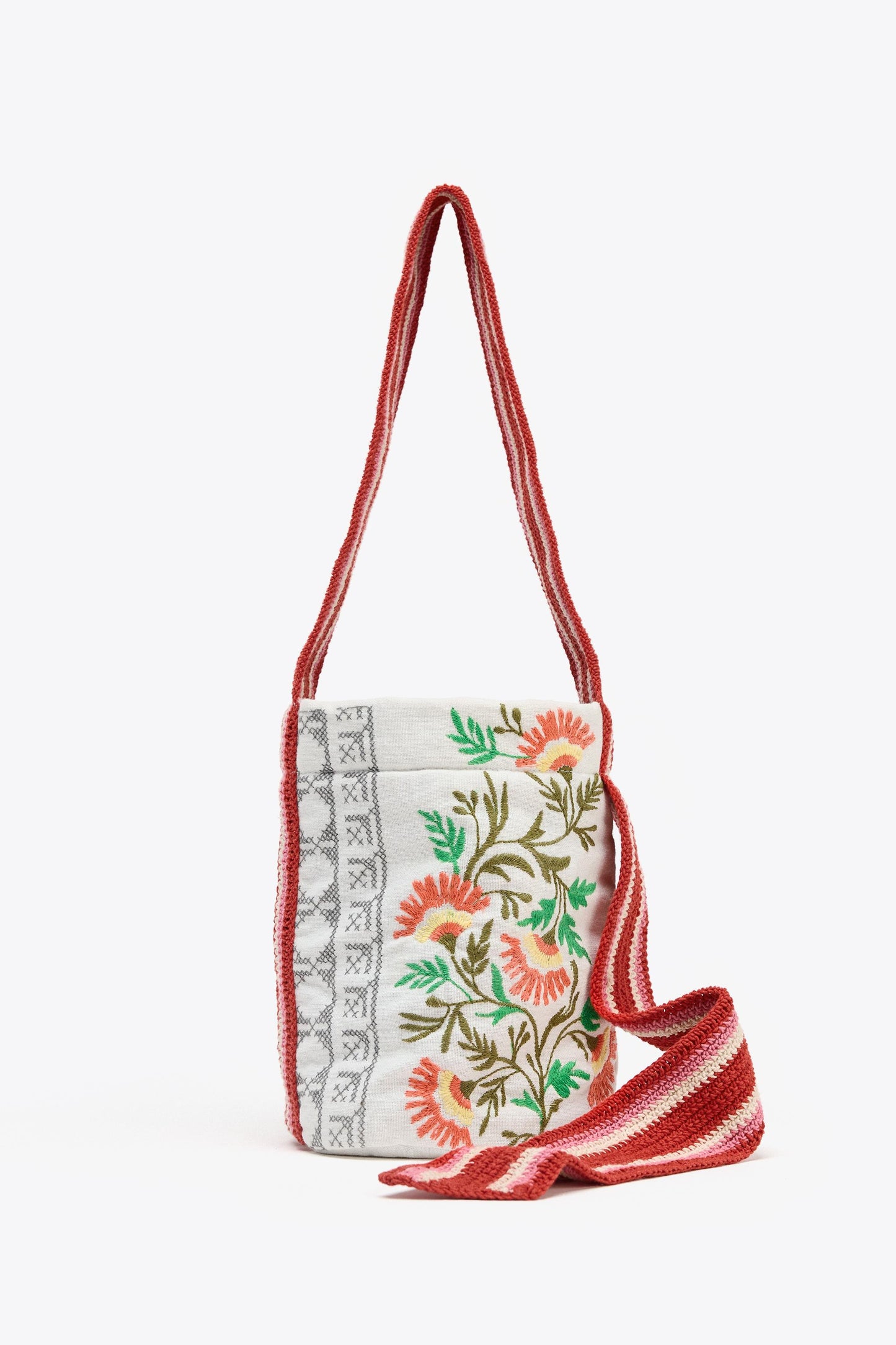 FANTASY FABRIC MINI BUCKET BAG