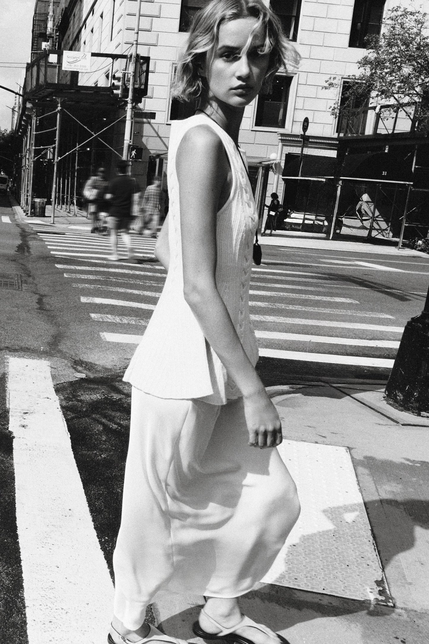 SATIN MIDI SKIRT