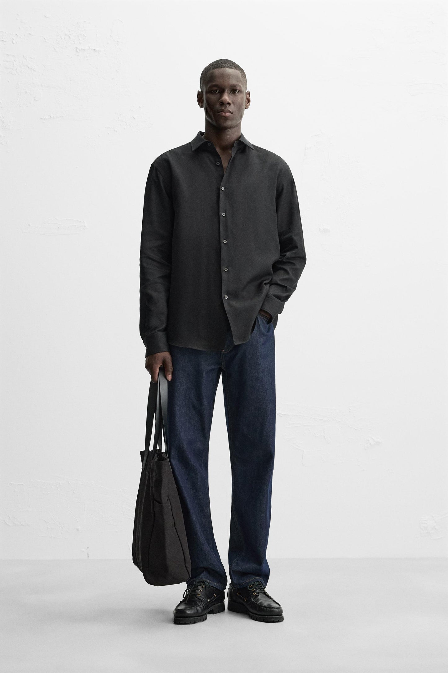 EASY CARE TEXTURED SHIRT