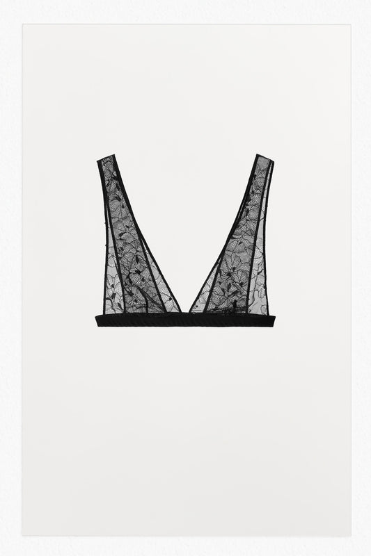 LACE TRIANGLE BRALETTE