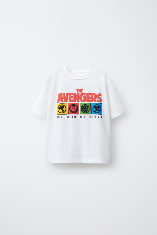 THE AVENGERS © MARVEL EMBOSSED T-SHIRT