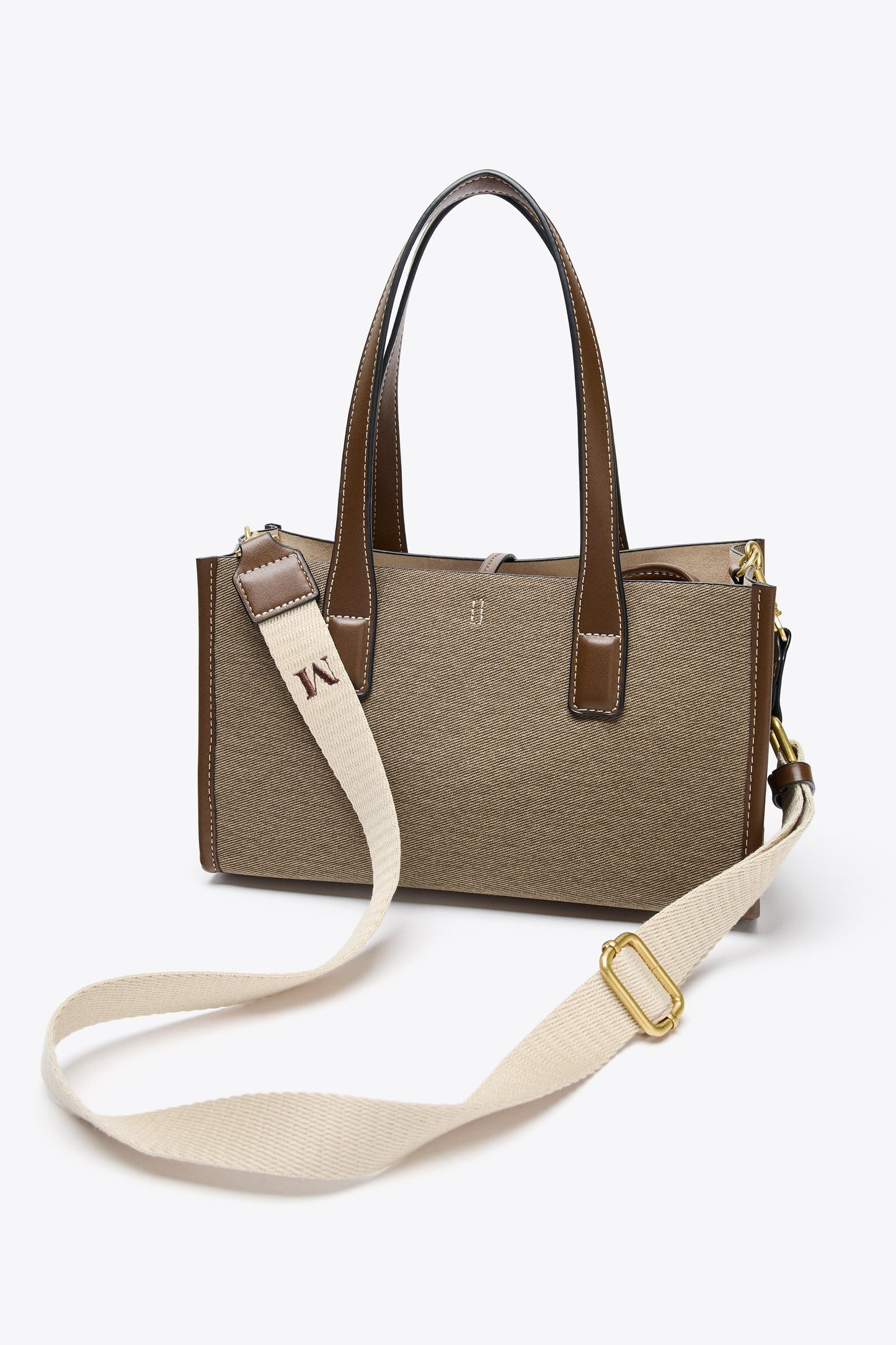 WOVEN SHOPPER BAG