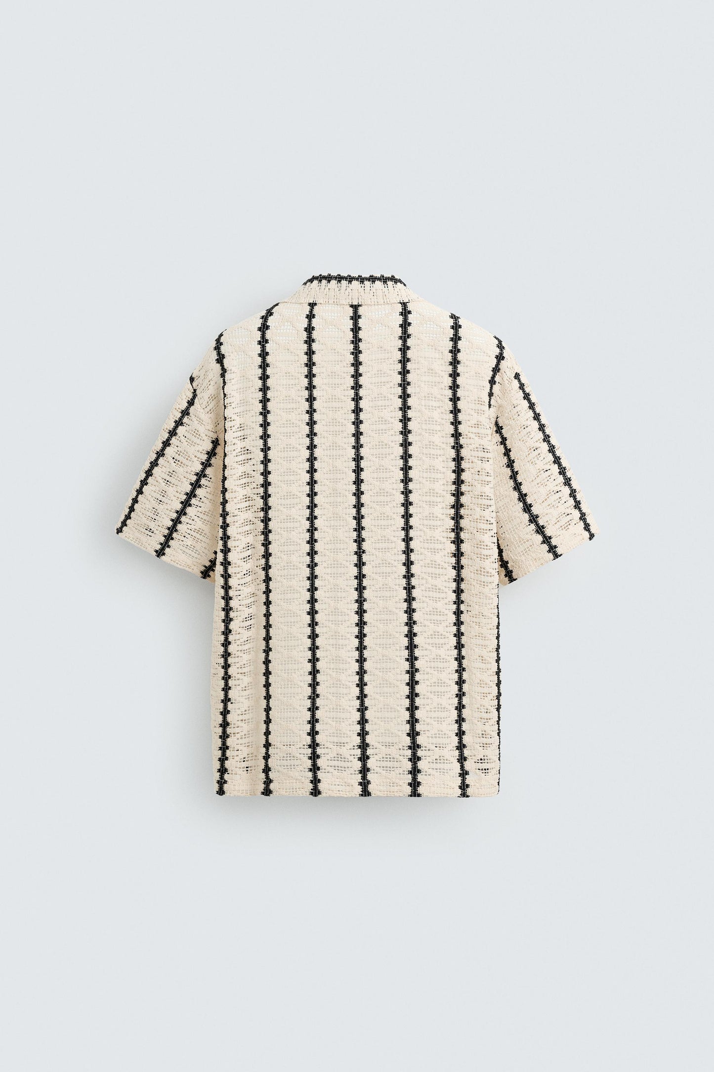 TEXTURED CROCHET SHIRT