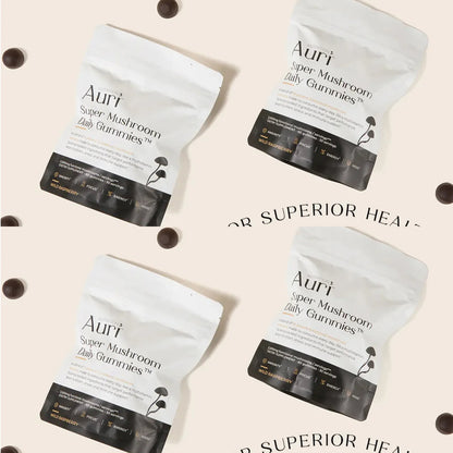 Super Mushroom Daily Gummies🍄 | 12 Functional Mushrooms in Tasty Raspberry for Focus, Memory & Immune Support