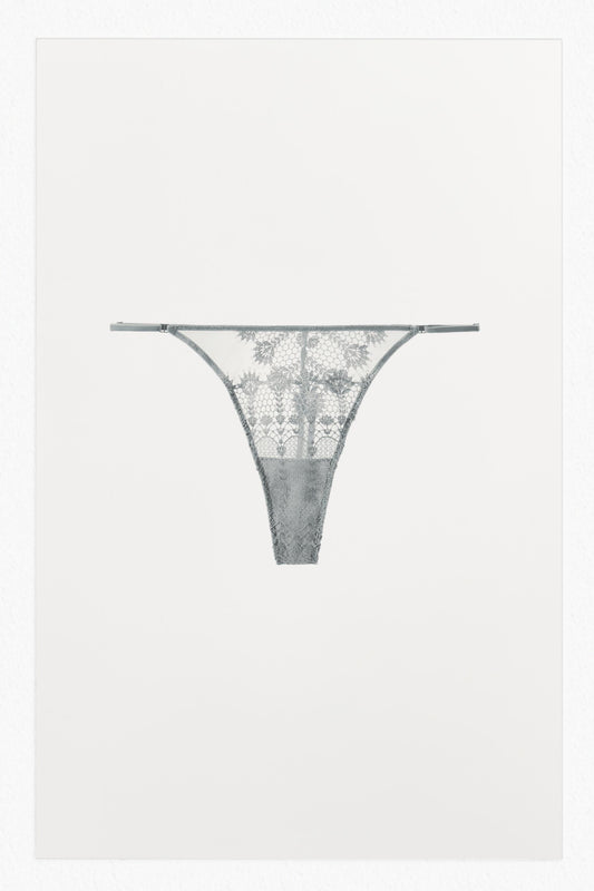 GUIPURE LACE THONG
