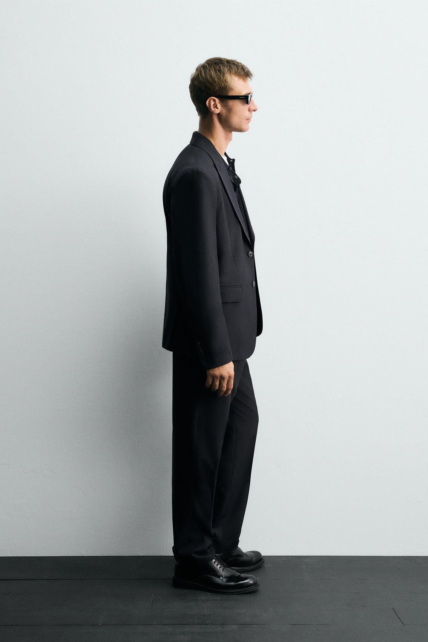 HERRINGBONE SUIT BLAZER