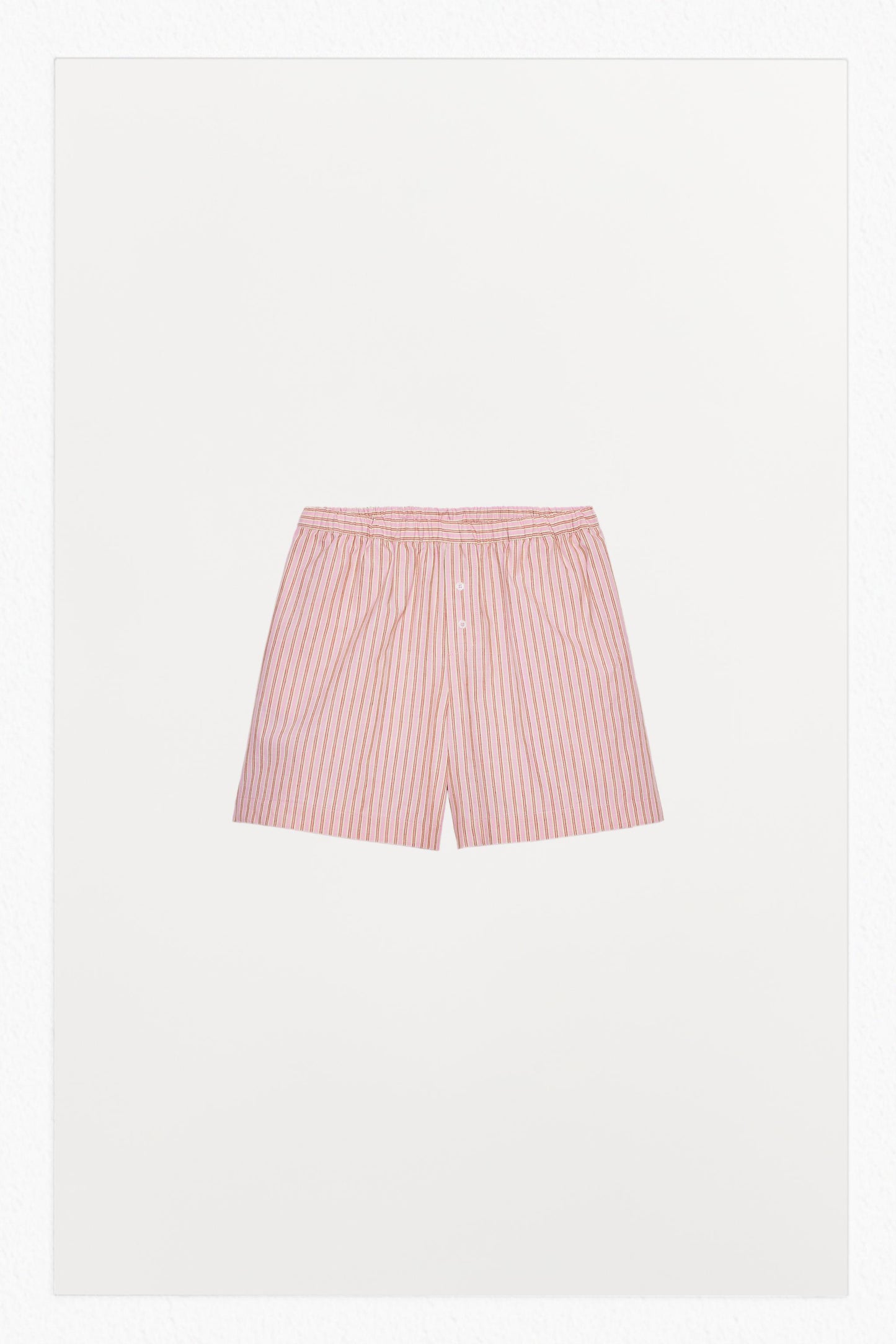 STRIPED SHORTS WITH COTTON