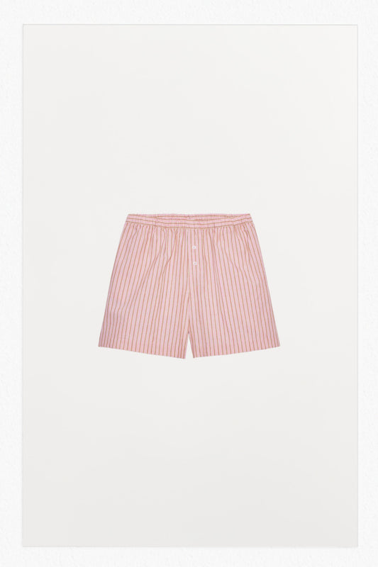STRIPED SHORTS WITH COTTON