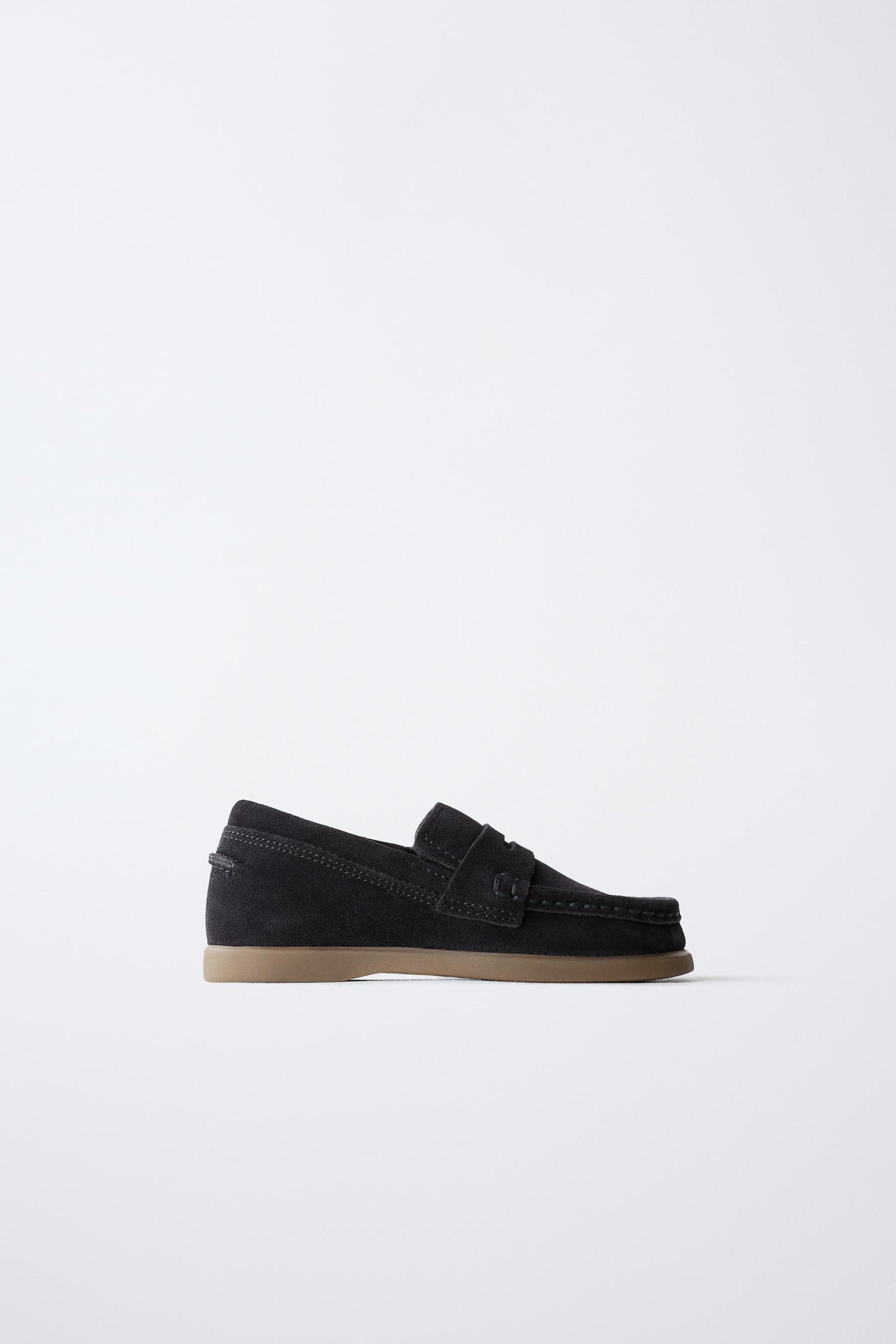 LEATHER SADDLE LOAFERS