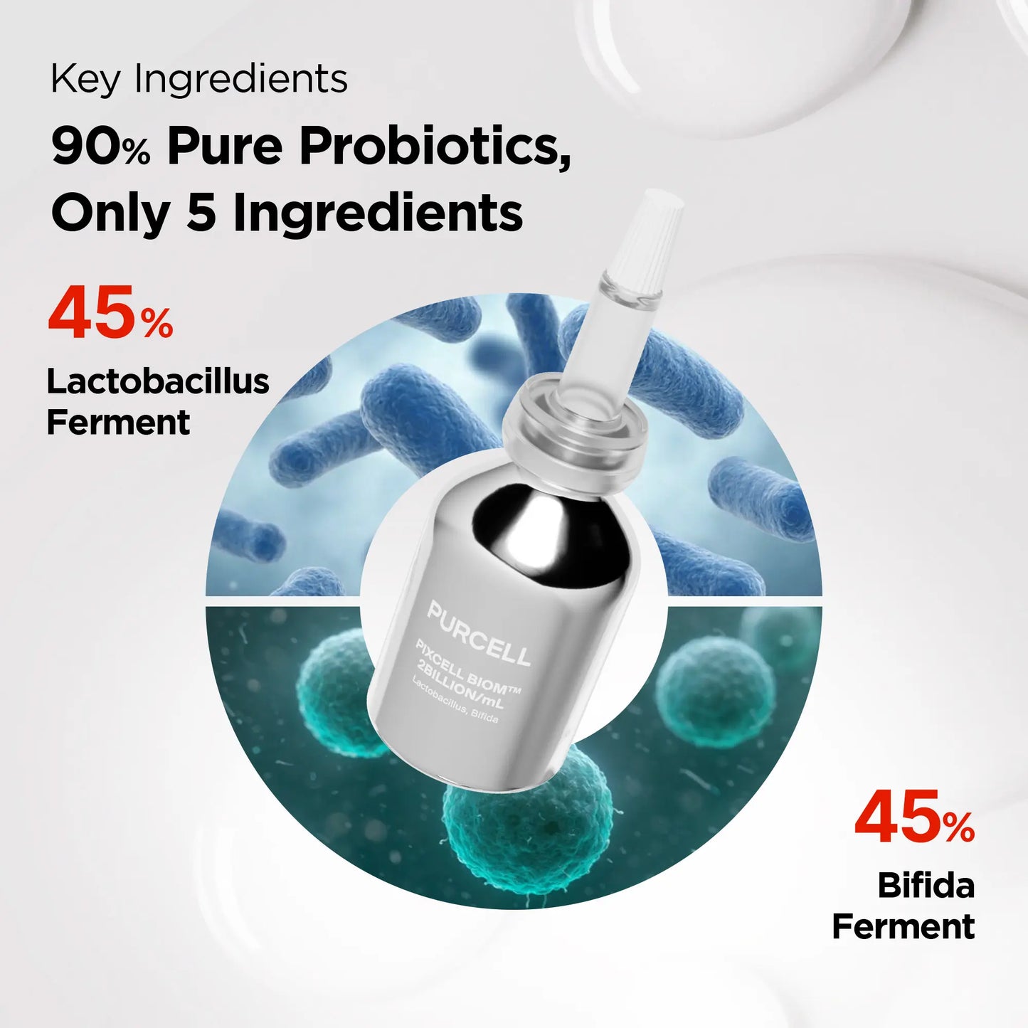 PURCELL Pixcell Biom 2B/mL Probiotic Essence_1.01 Fl Oz (30ml)