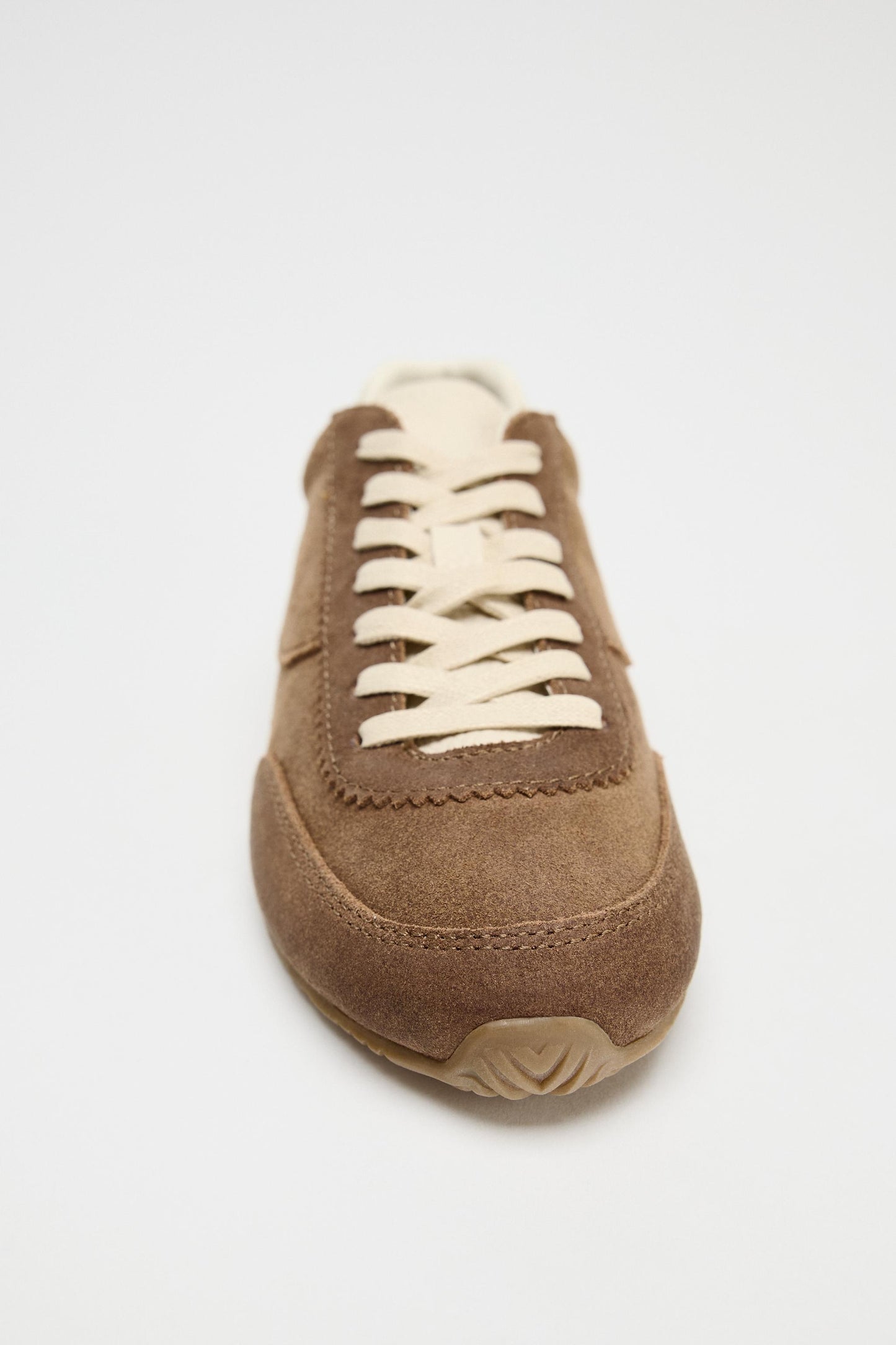 CONTRAST LEATHER SNEAKERS
