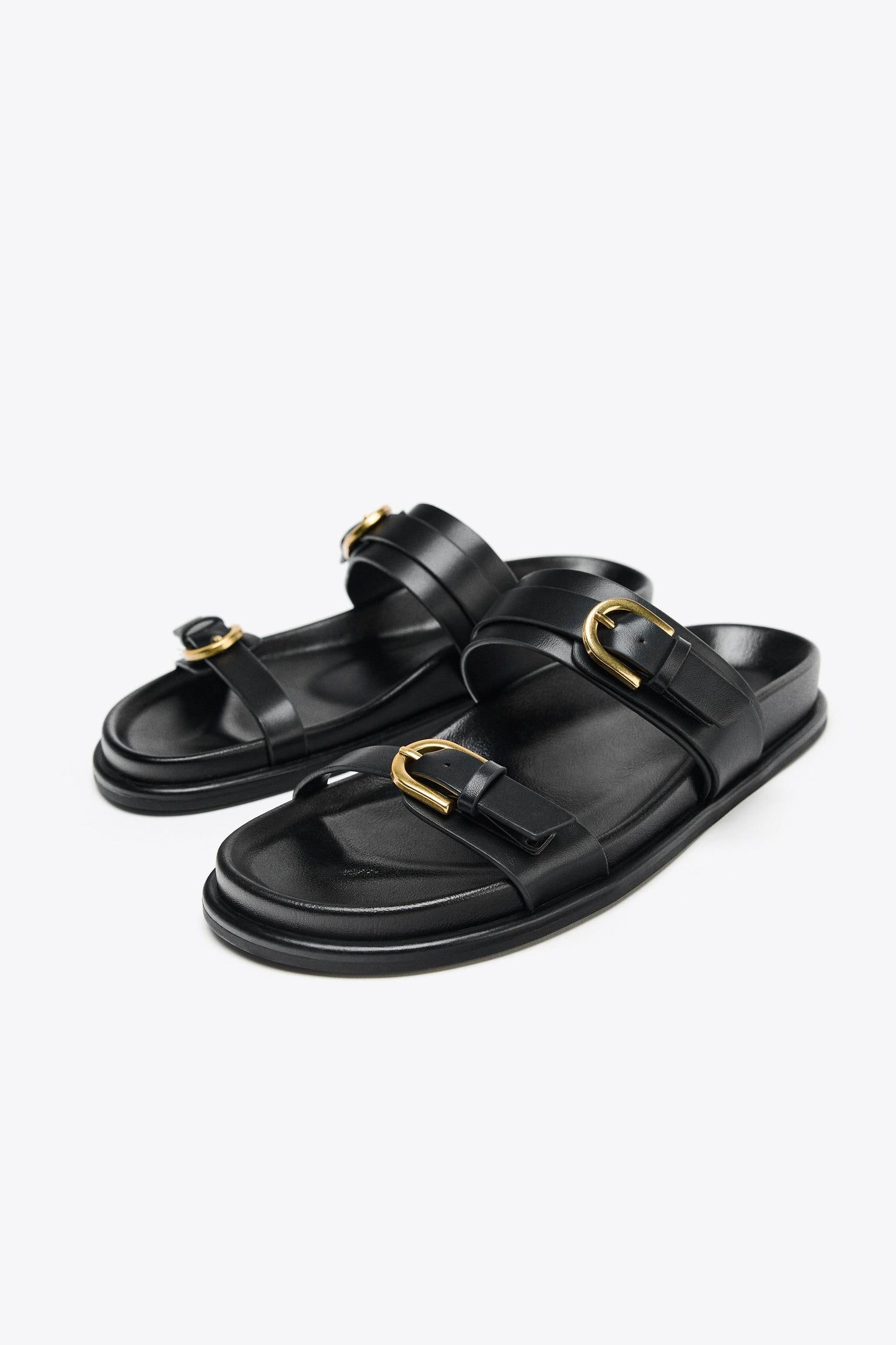 BUCKLED SANDALS