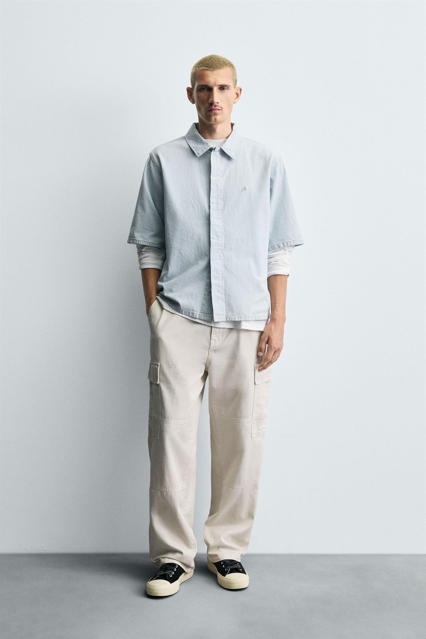 STRAIGHT FIT CARGO PANTS