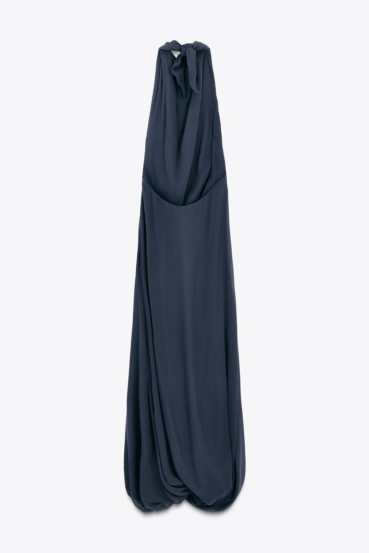 LIMITED EDITION HALTER DRESS WITH VOLUMINOUS HEM