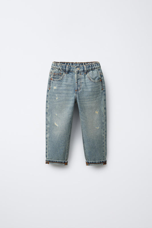 RIPPED BAGGY JEANS