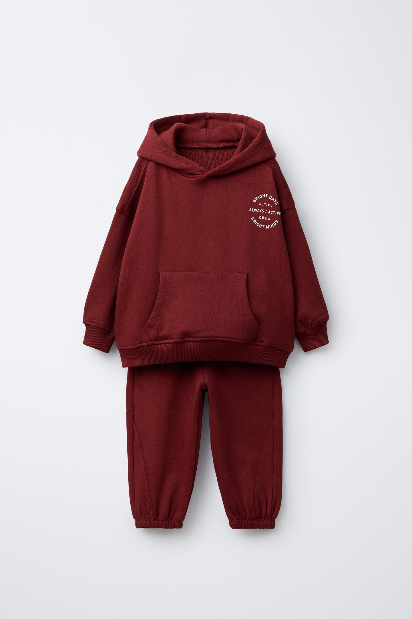 TEXT JOGGING HOODIE AND JOGGER PANTS SET