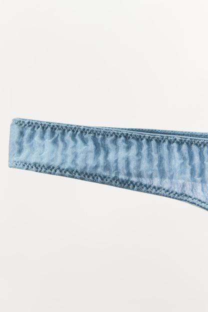 100% SILK WRINKLED EFFECT THONG LIMITED EDITION