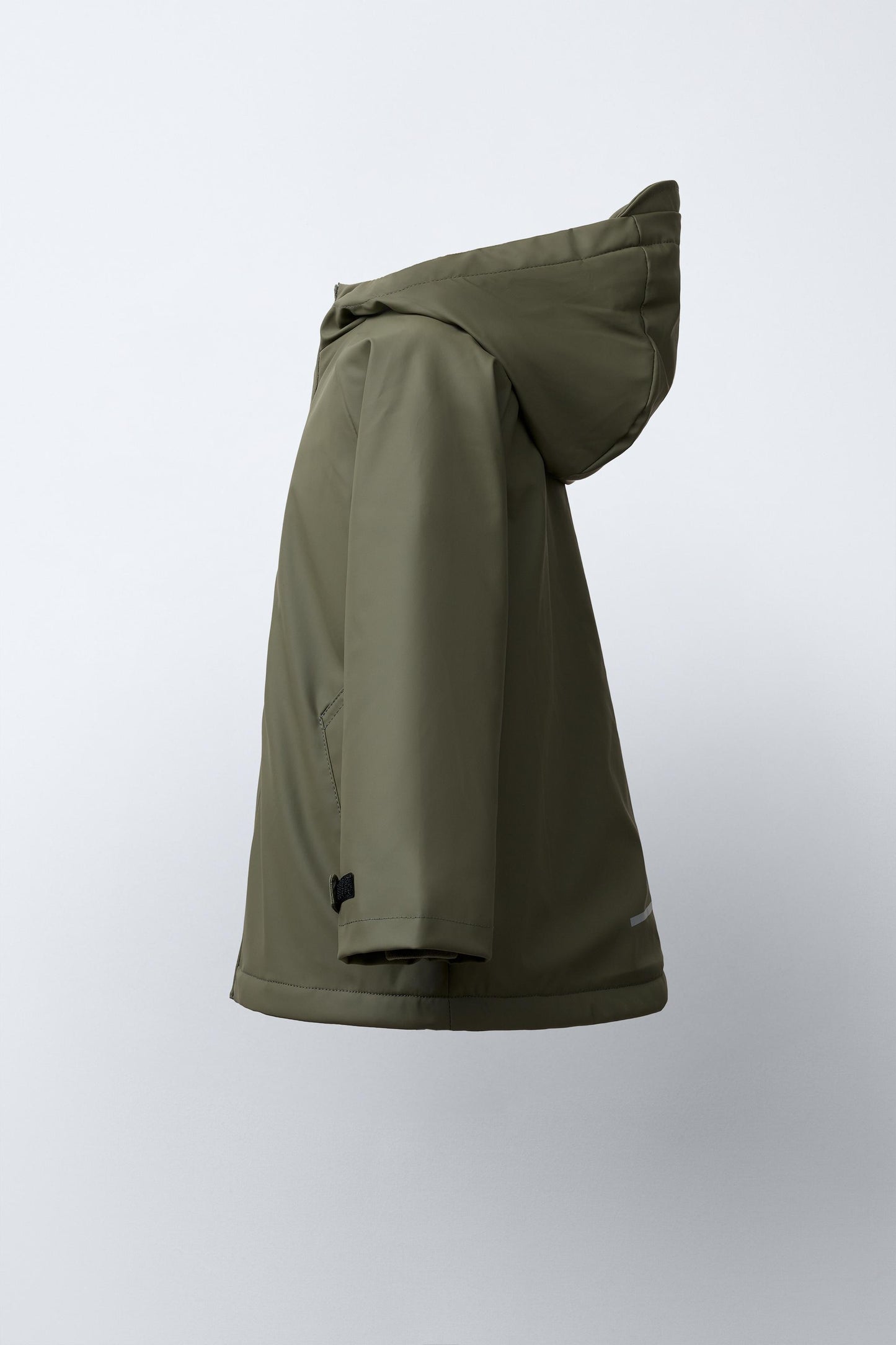 WATER REPELLENT FAUX SHEARLING COATED JACKET