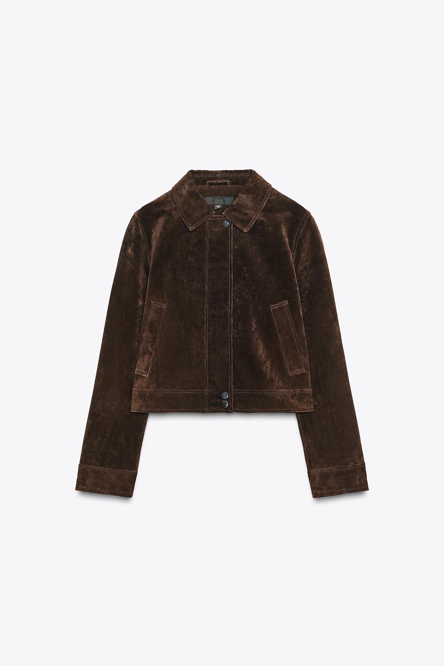 100% LEATHER SHORT JACKET