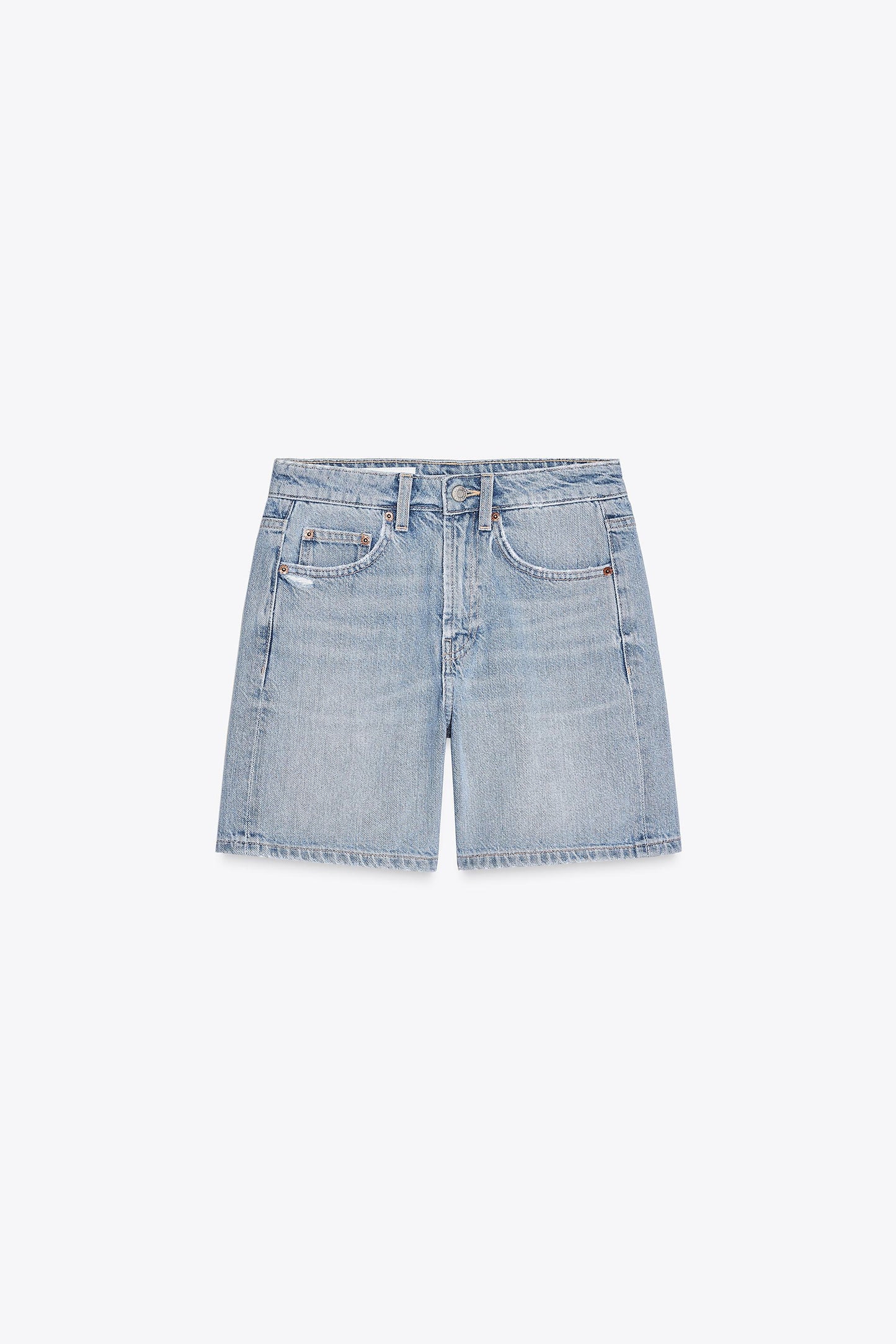TRF MID-RISE DENIM SHORTS