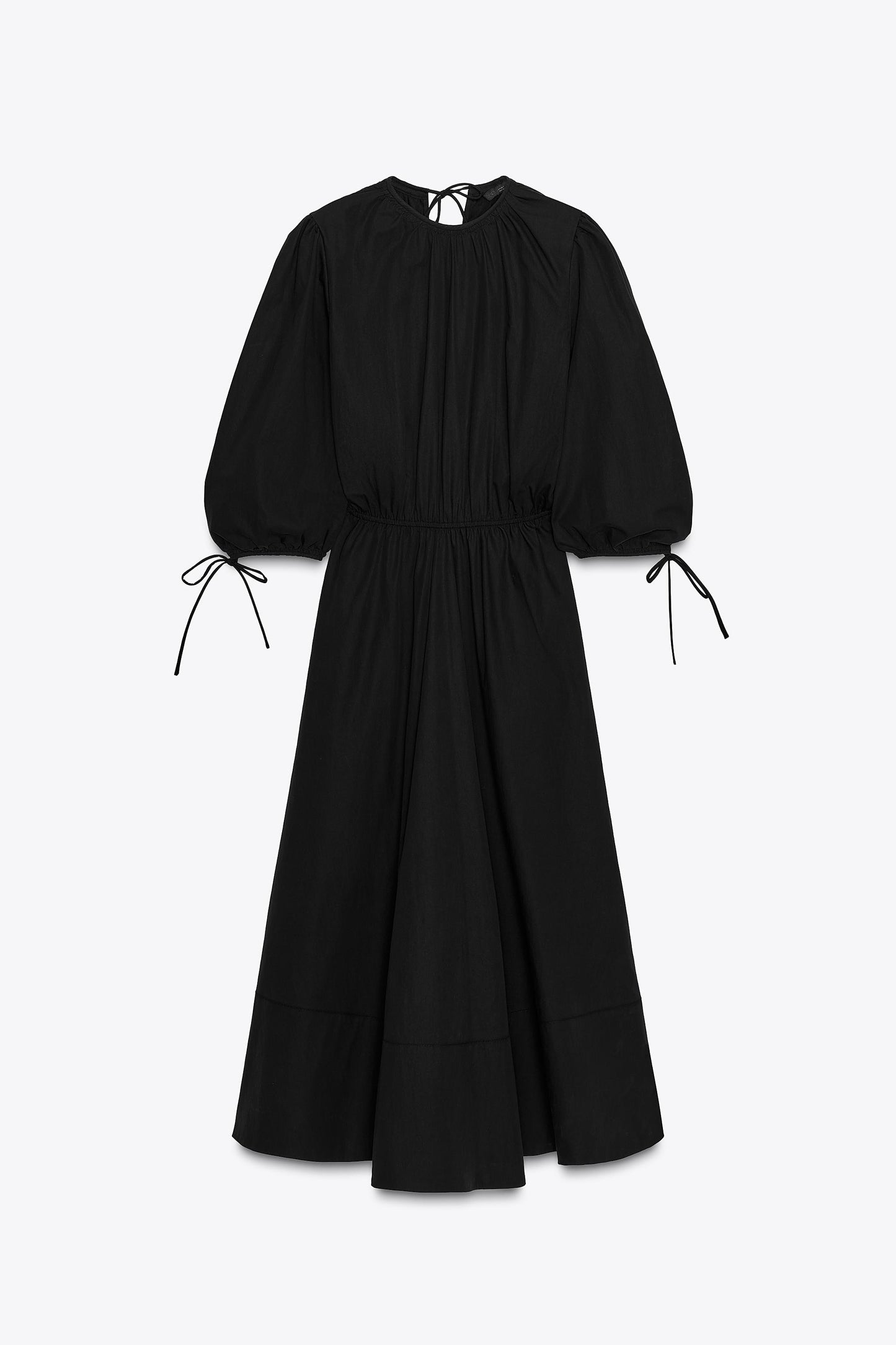 ZW COLLECTION RUCHED POPLIN DRESS