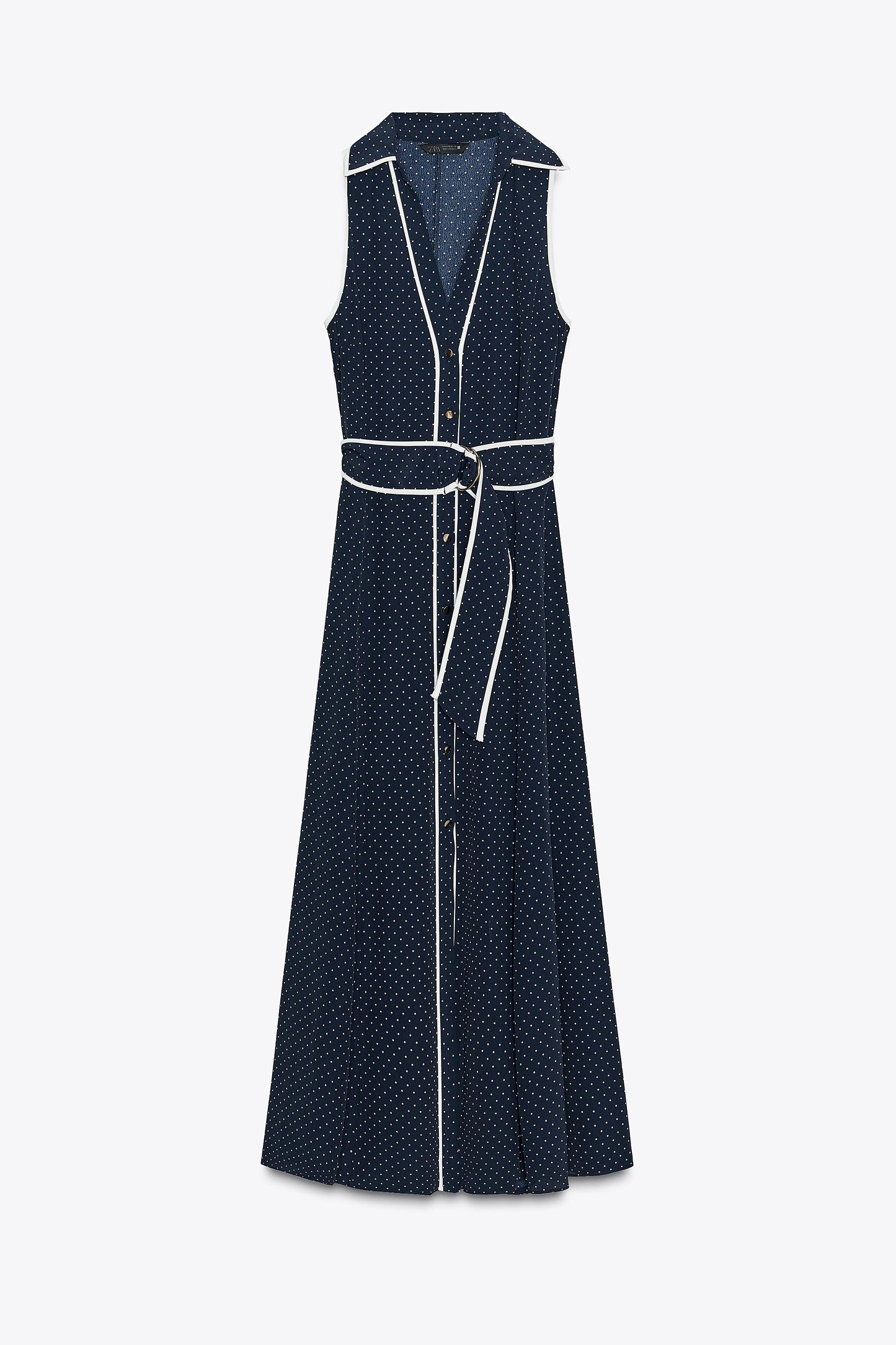 POLKA DOT MIDI DRESS