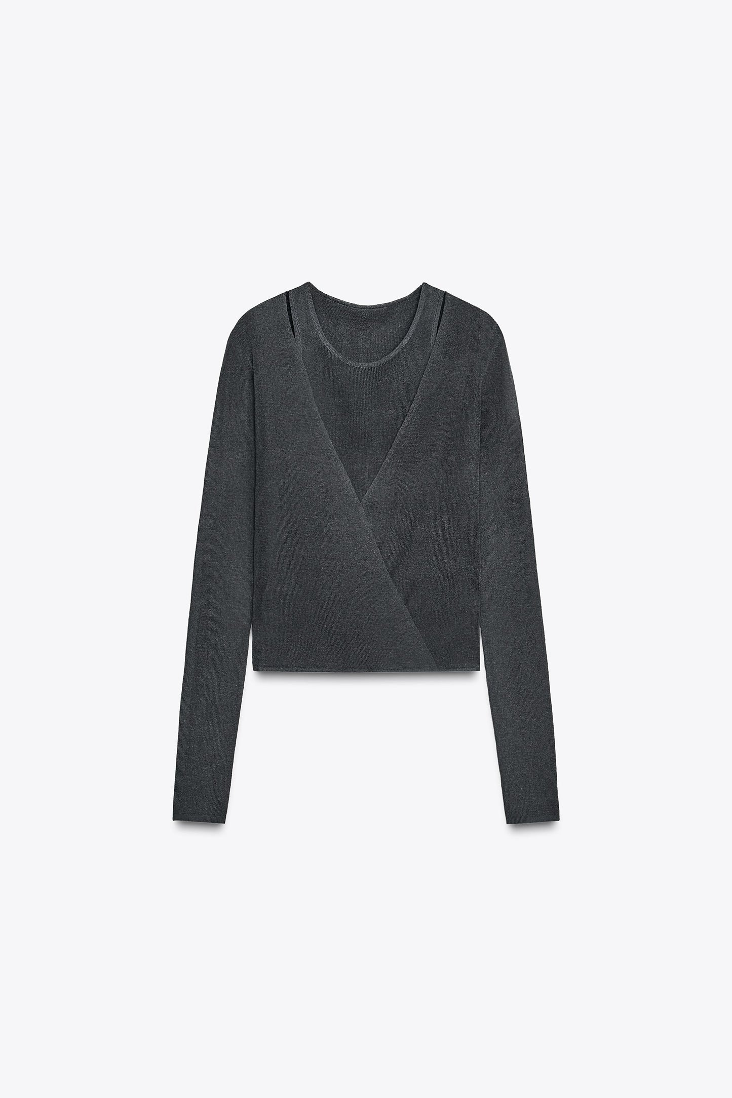 MULTI-POSITION KNIT TOP
