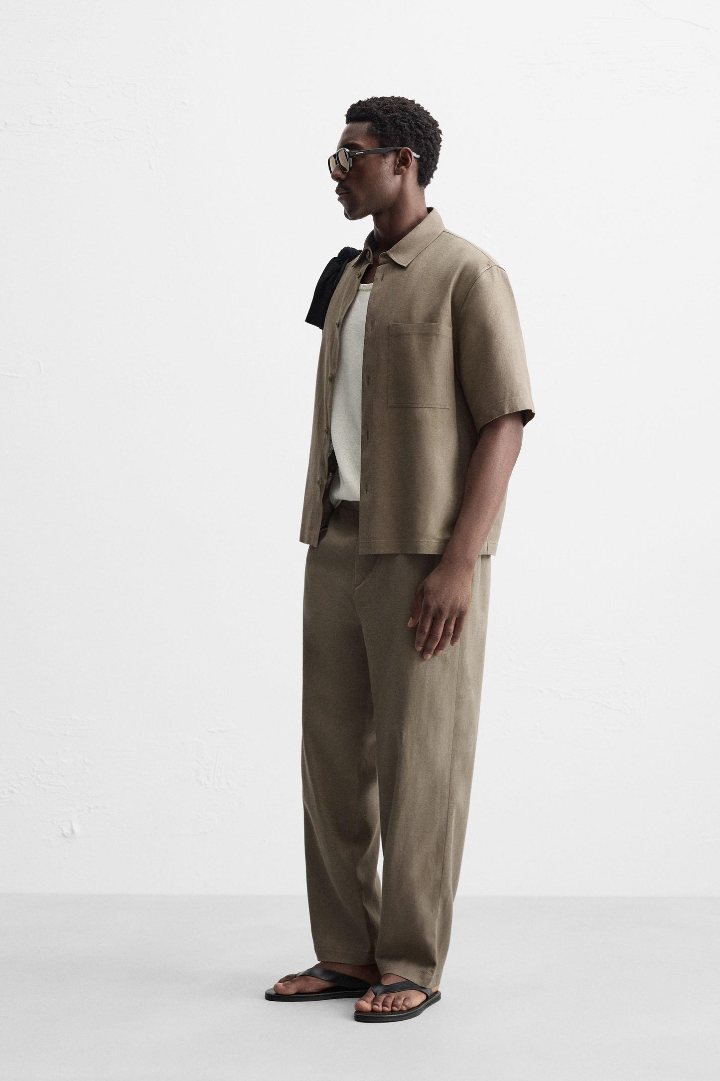 VISCOSE - JUTE PANTS