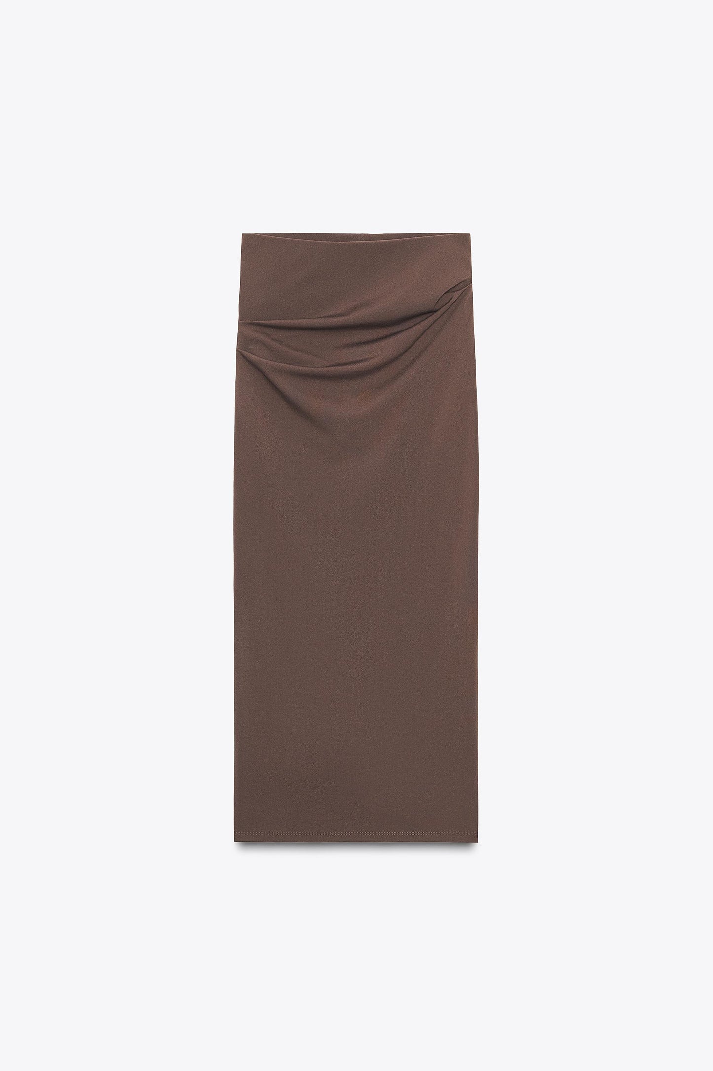 TEXTURED MIDI SKIRT