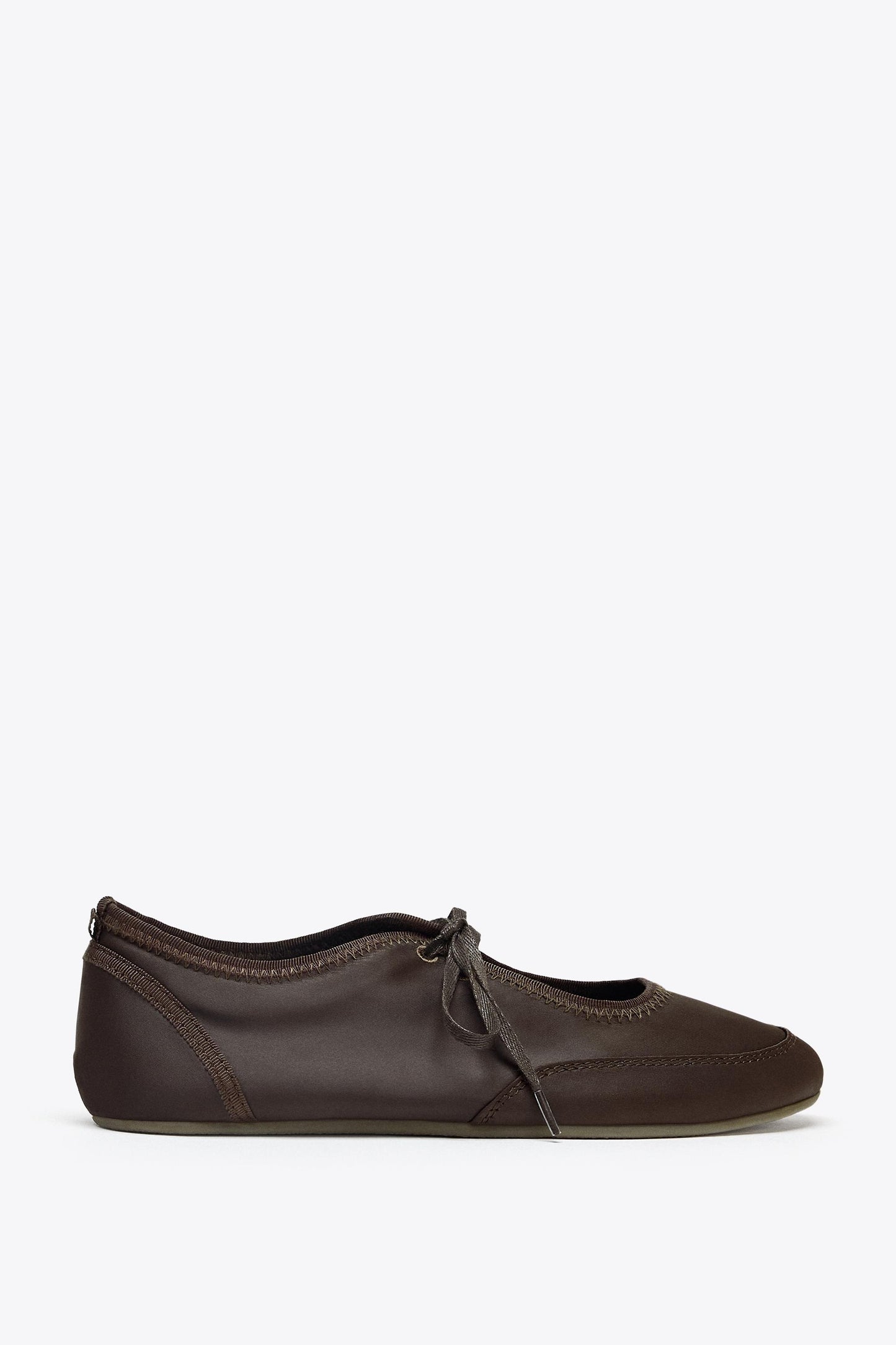 SPORTY BALLET FLATS WITH BOW