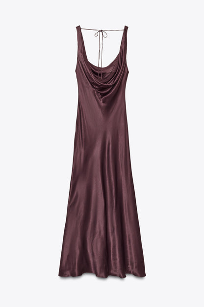 ZW COLLECTION SATIN LONG DRESS
