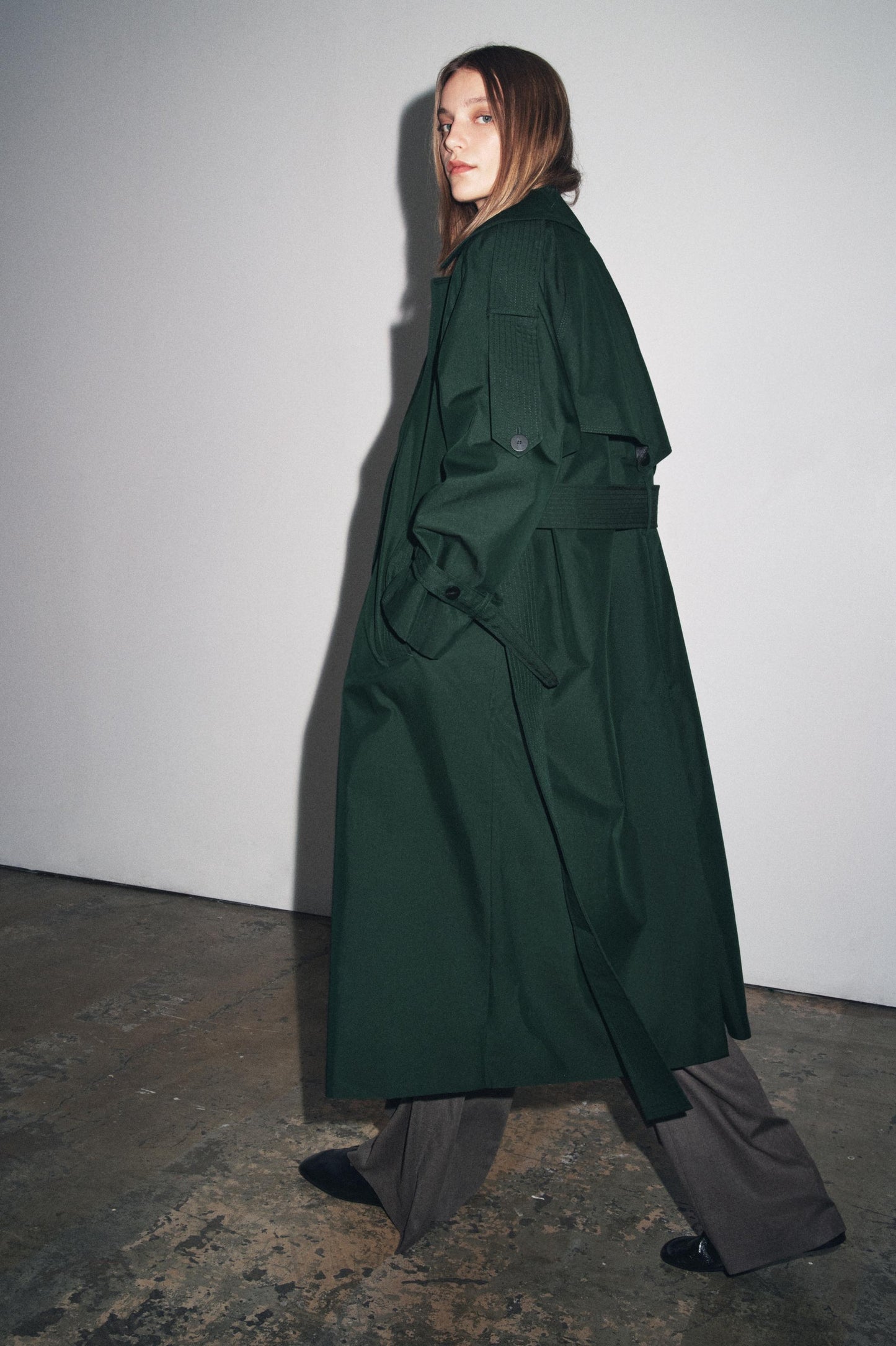 OVERSIZED WATER REPELLENT TRENCH COAT ZW COLLECTION
