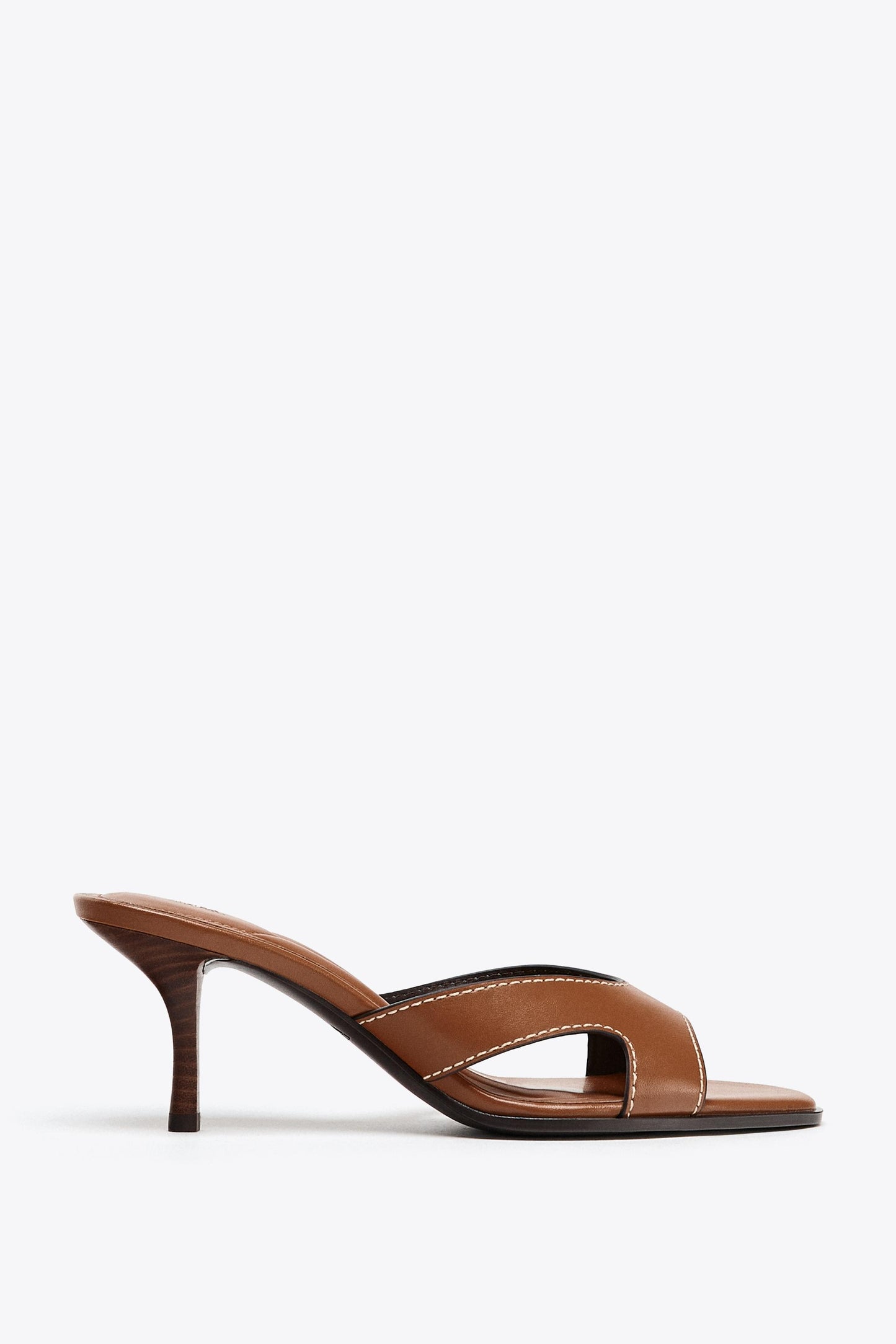 STITCHED HEEL SANDALS