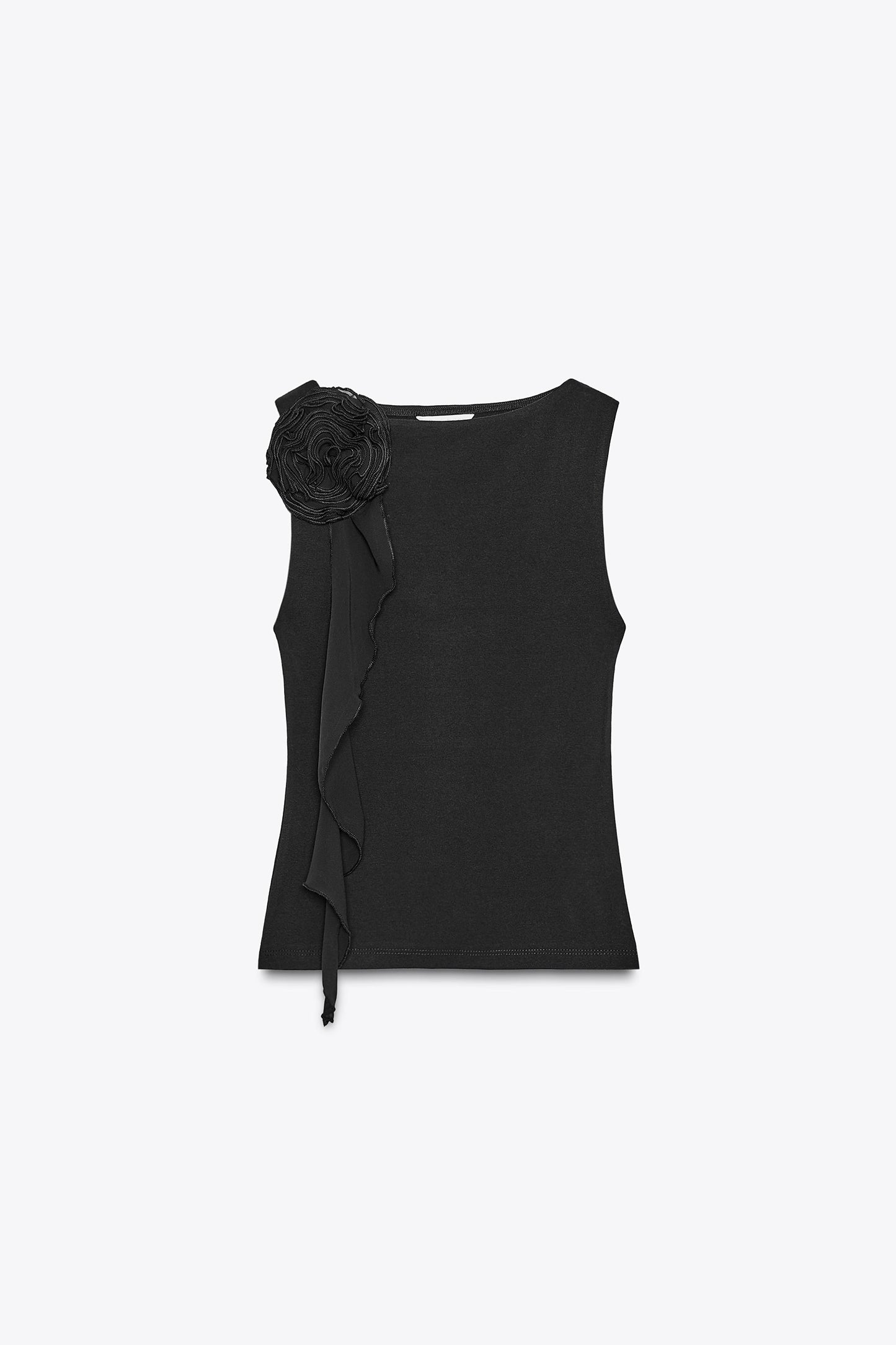 SLEEVELESS FLORAL TOP