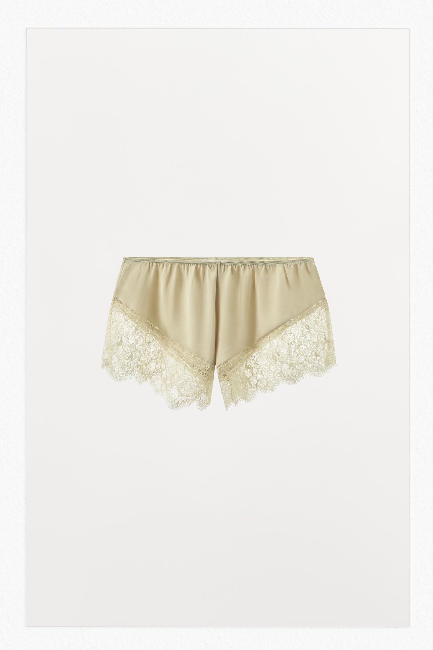 LIMITED EDITION SATIN EFFECT LACE SHORTS