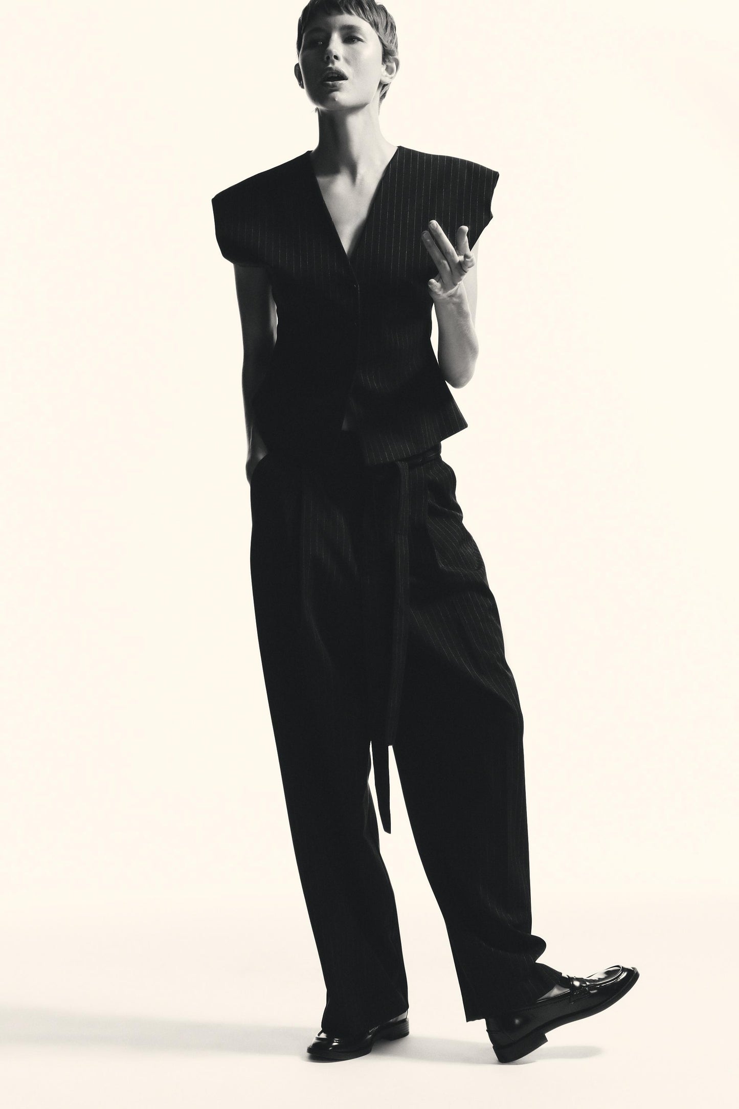 PINSTRIPE VEST