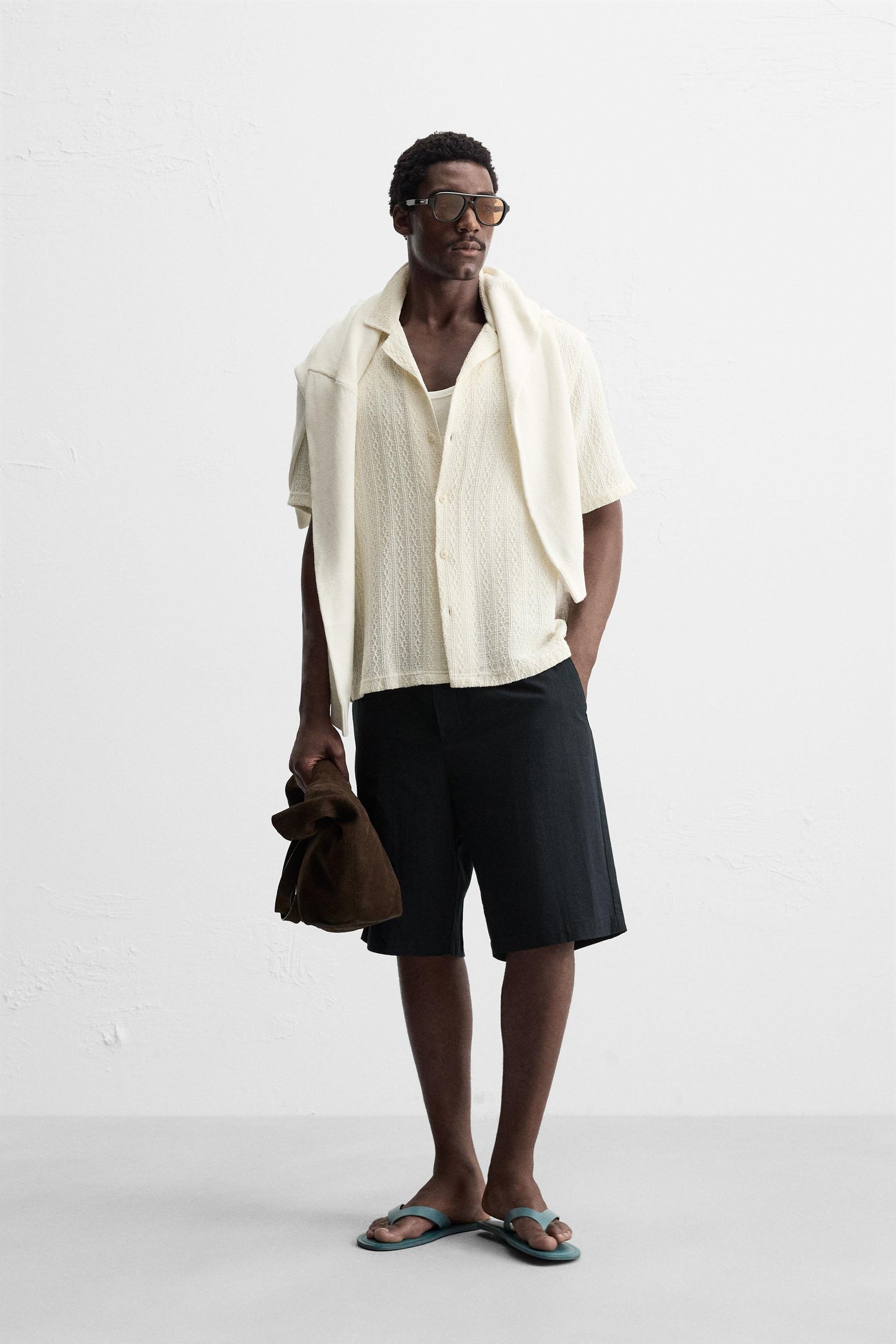 GEOMETRIC JACQUARD SHIRT