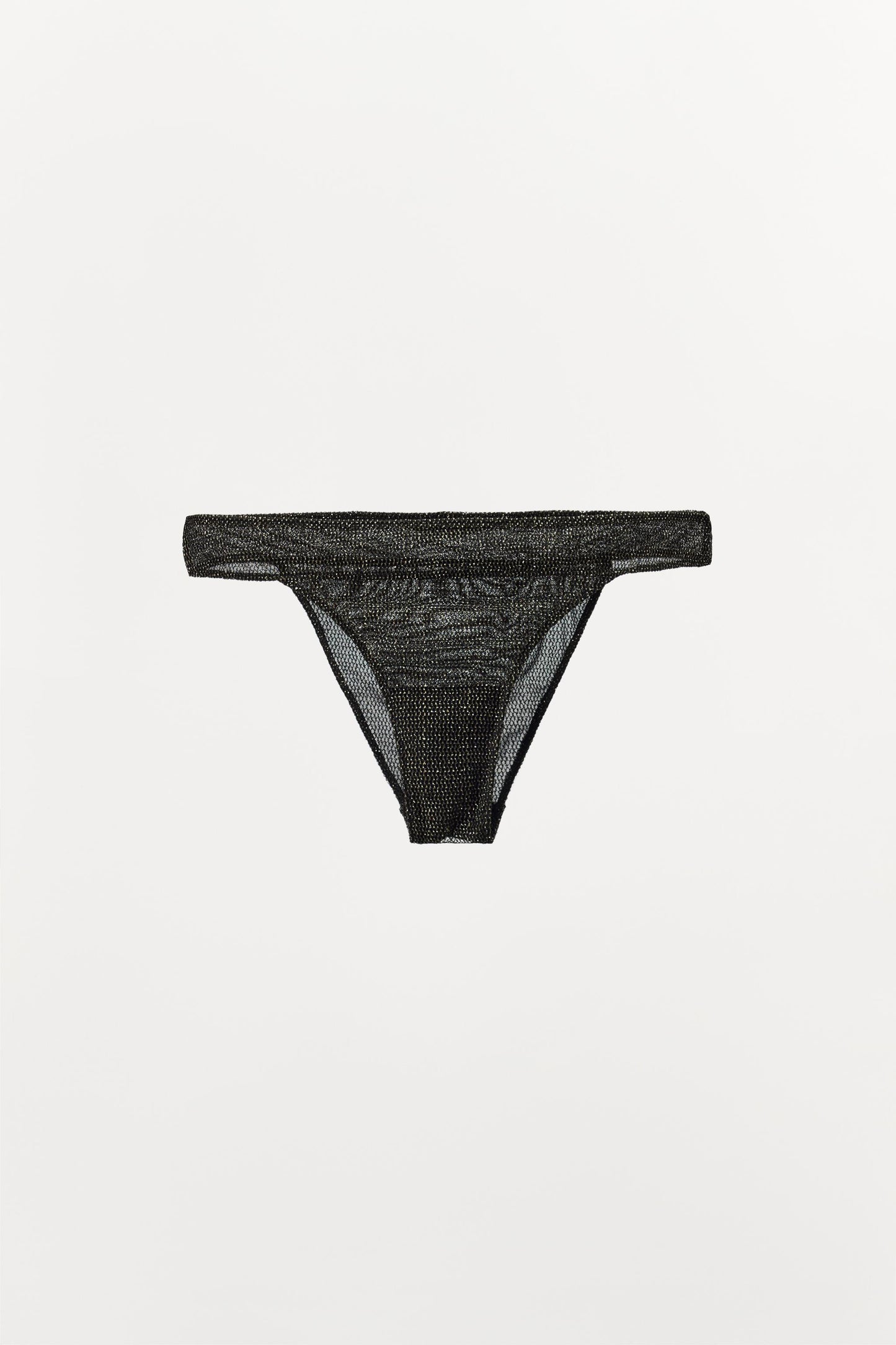 METALLIC THREAD NET PANTIES