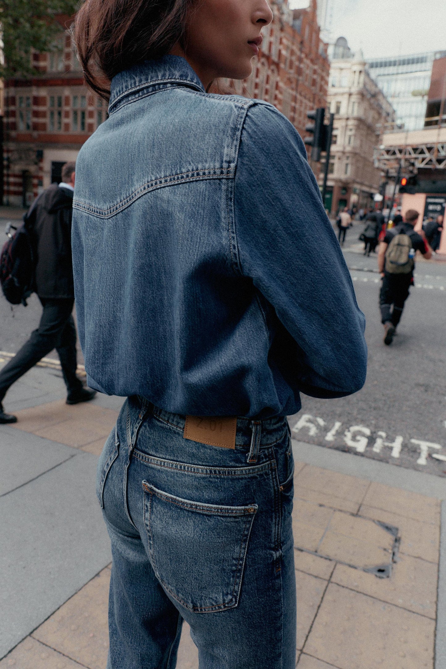 Z1975 FLOWY DENIM SHIRT