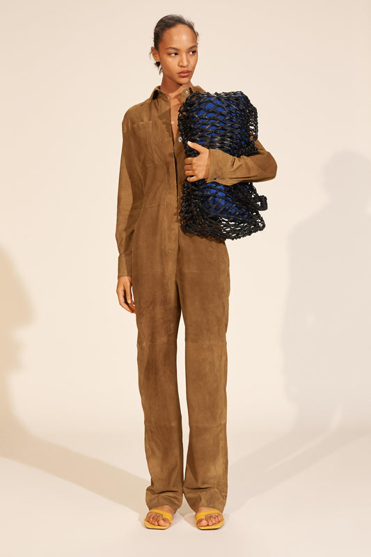 LIMITED EDITION BRAIDED LEATHER MAXI SHOPPER