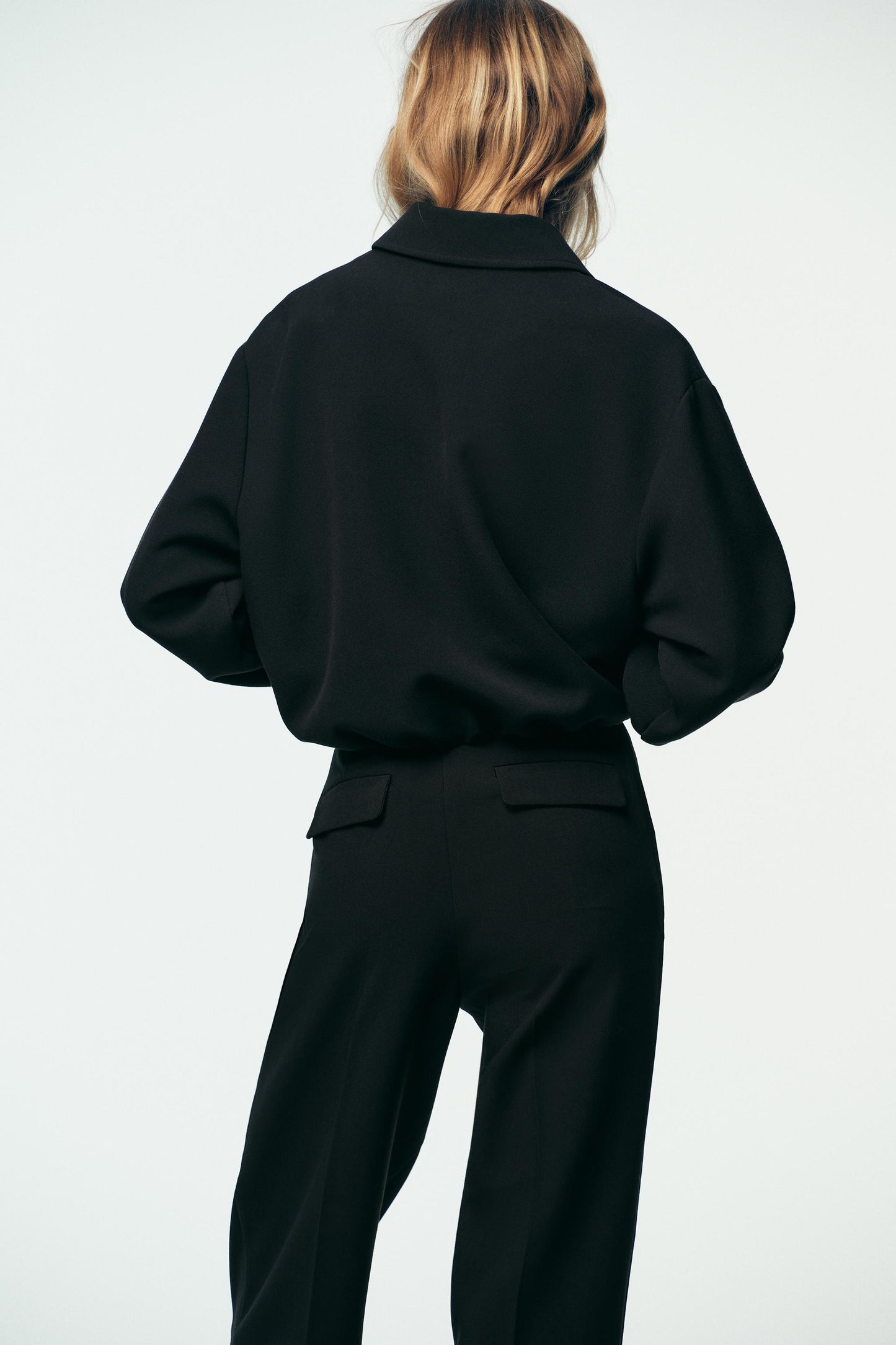 PUFFED ZIPPERED BOMBER JACKET