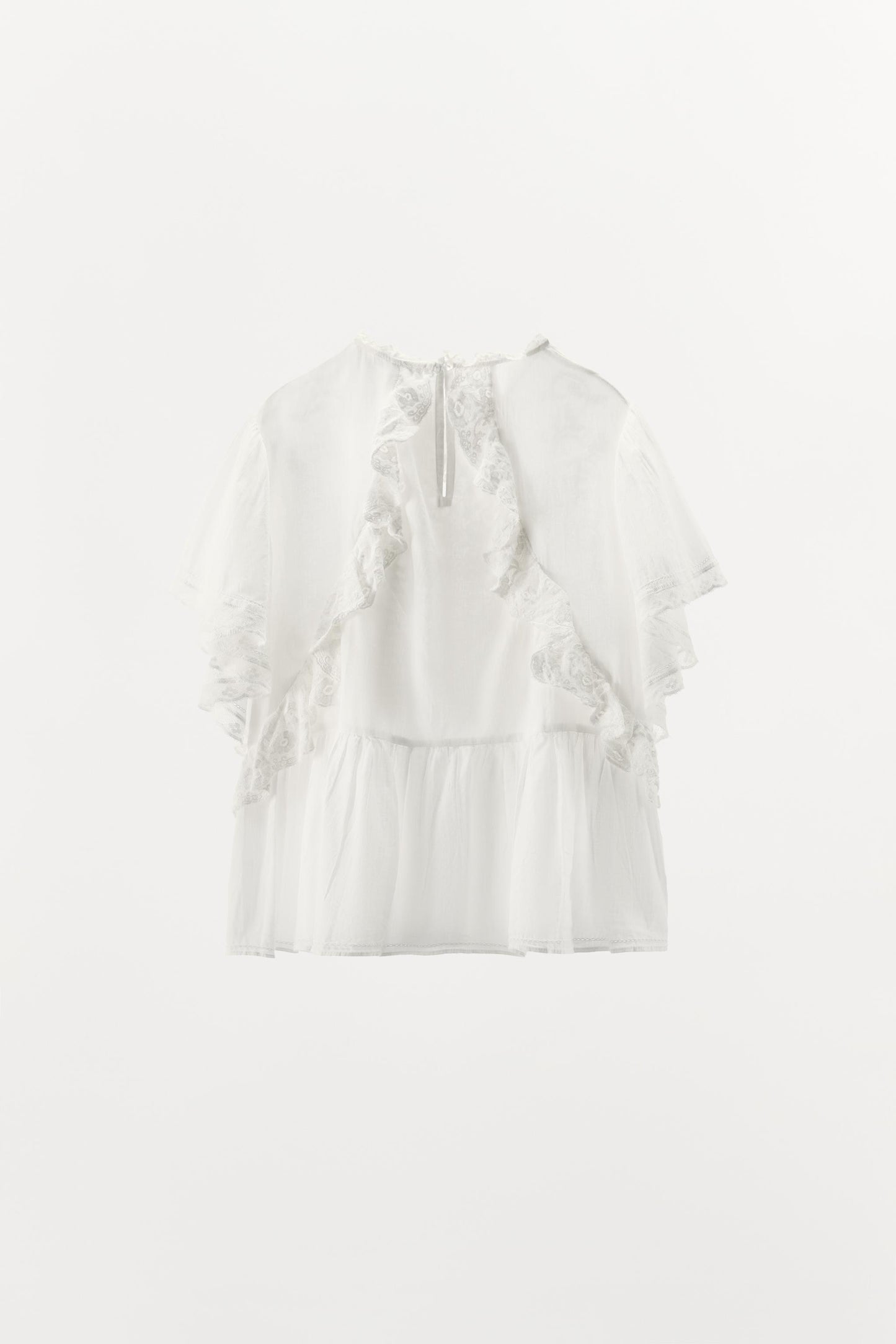 LIMITED EDITION EMBROIDERED LACE TOP