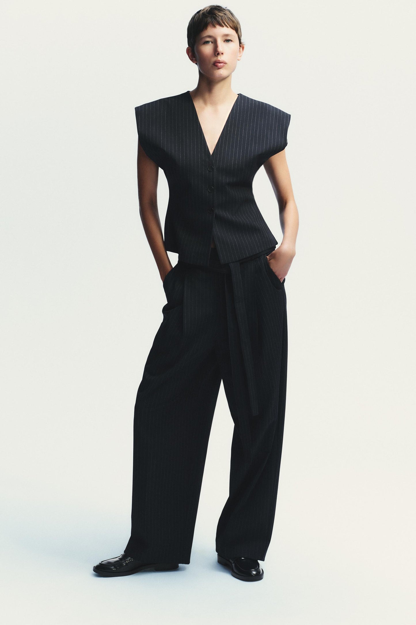 PINSTRIPE VEST